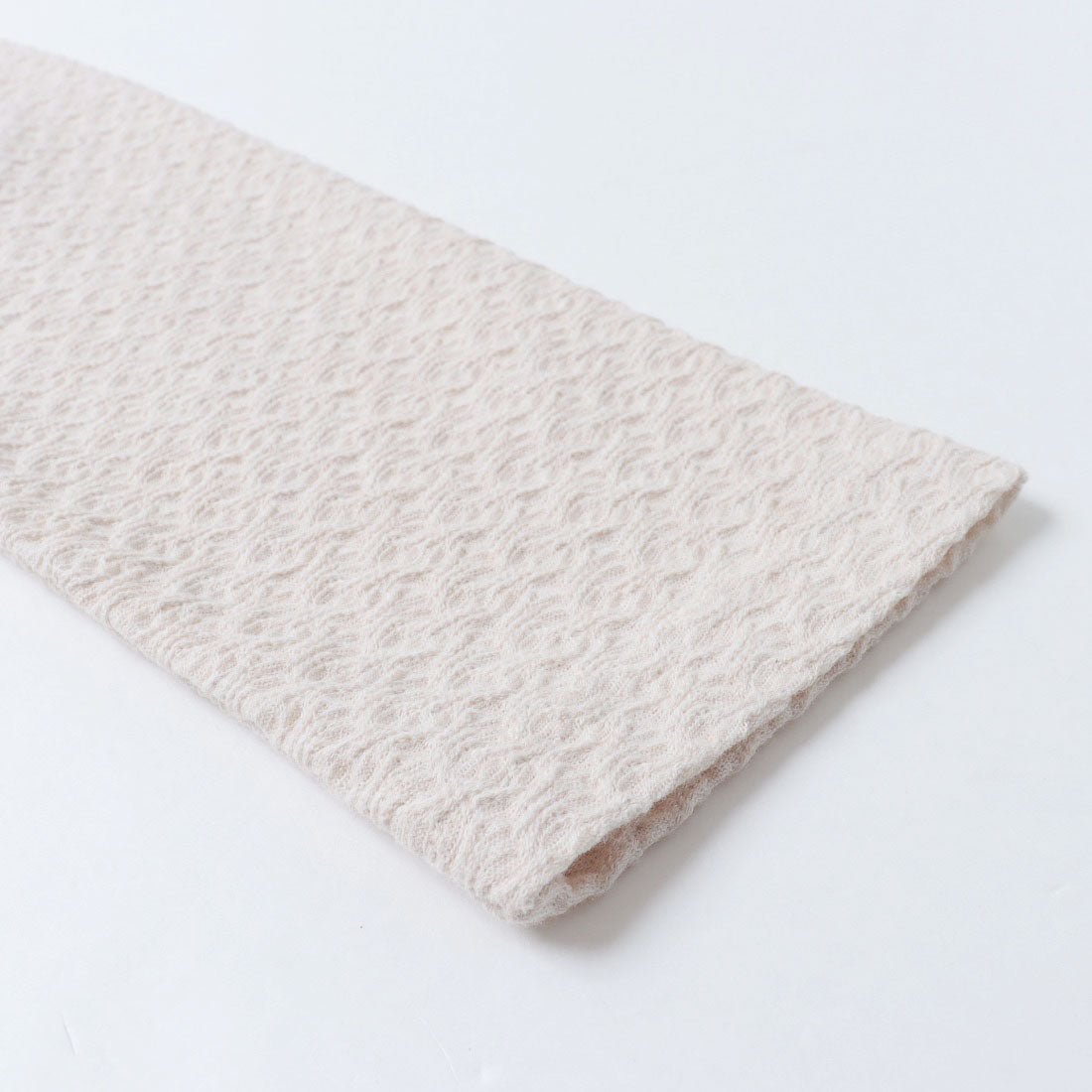 コットンブルー COTTON BLUE ジャカードボトルネックプルオーバー （ベージュ） ベージュ