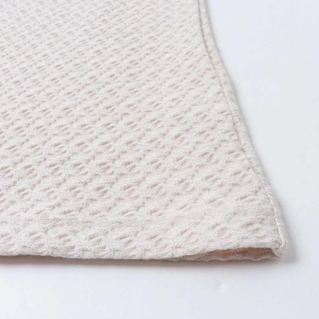 コットンブルー COTTON BLUE ジャカードボトルネックプルオーバー （ベージュ） ベージュ