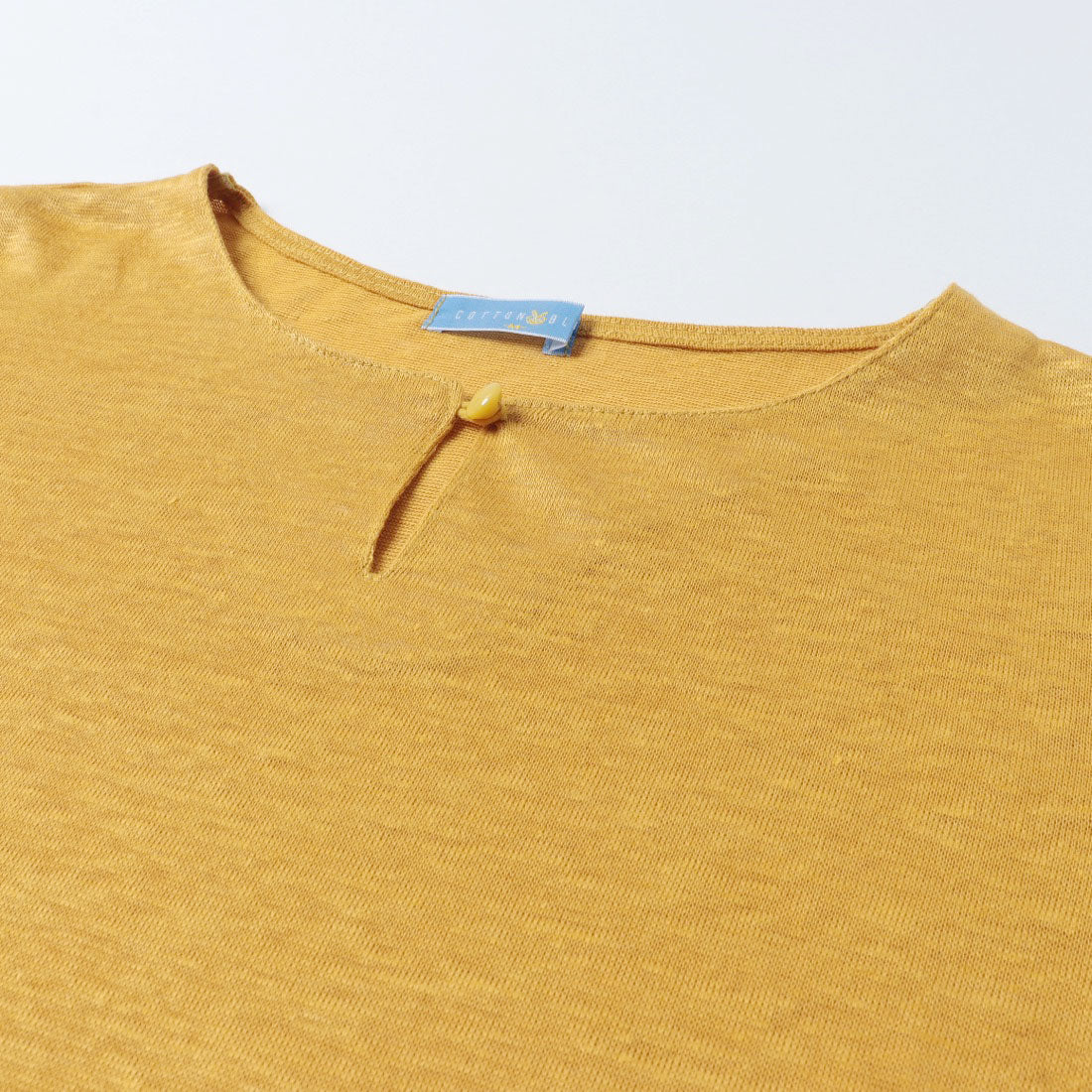 コットンブルー COTTON BLUE リネンプルオーバー （イエロー） イエロー