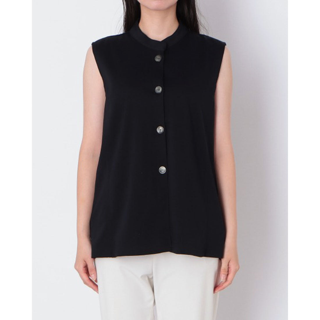 コットンブルー COTTON BLUE オーガニックコットンスタンドベスト （ネイビー） ネイビー
