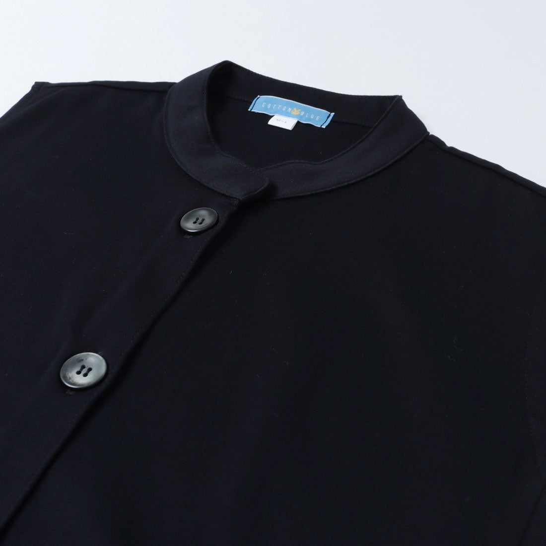 コットンブルー COTTON BLUE オーガニックコットンスタンドベスト （ネイビー） ネイビー
