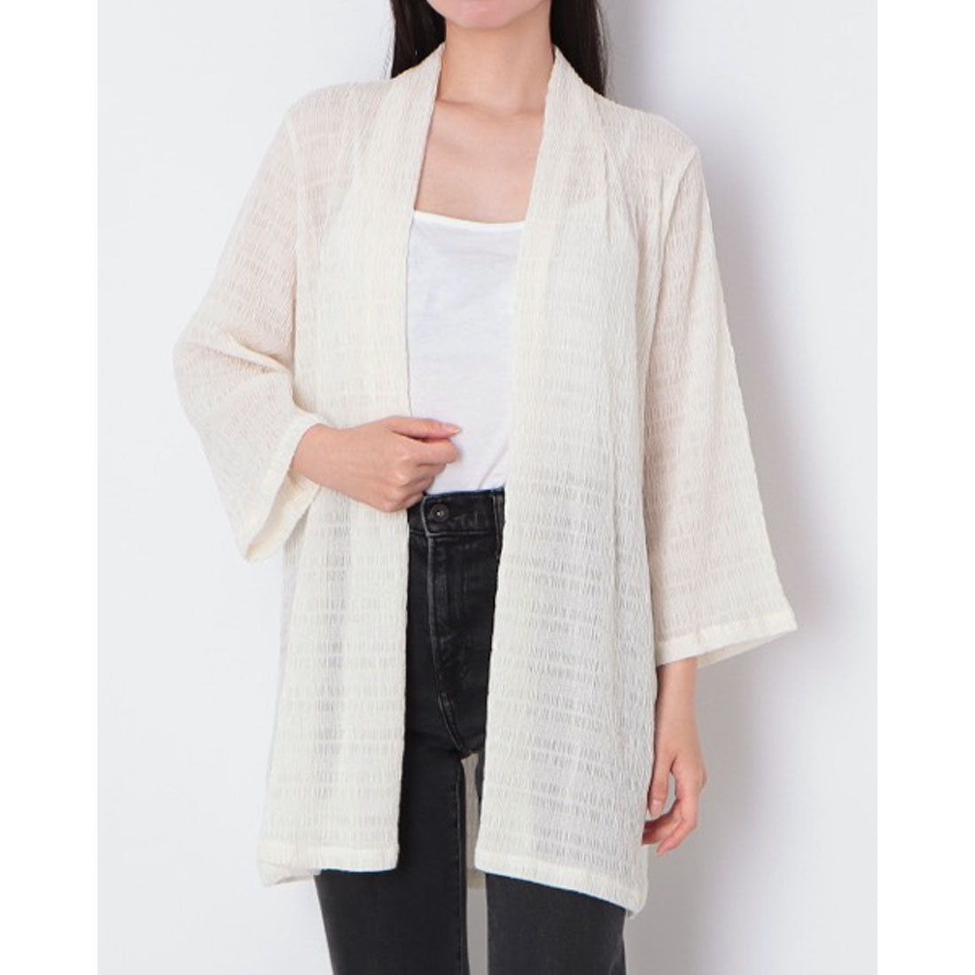 コットンブルー COTTON BLUE トッパーカーディガン （アイボリー） アイボリー