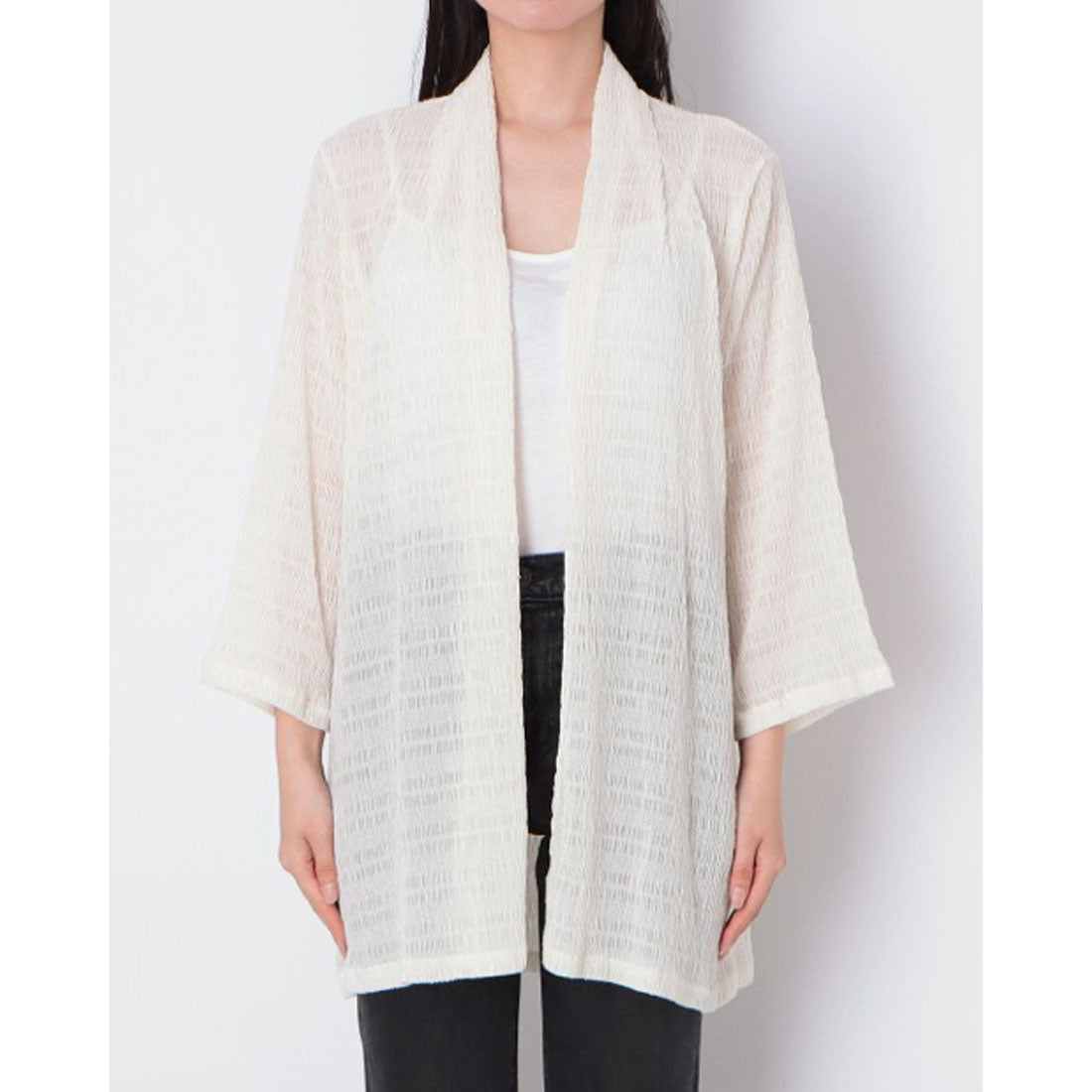 コットンブルー COTTON BLUE トッパーカーディガン （アイボリー） アイボリー