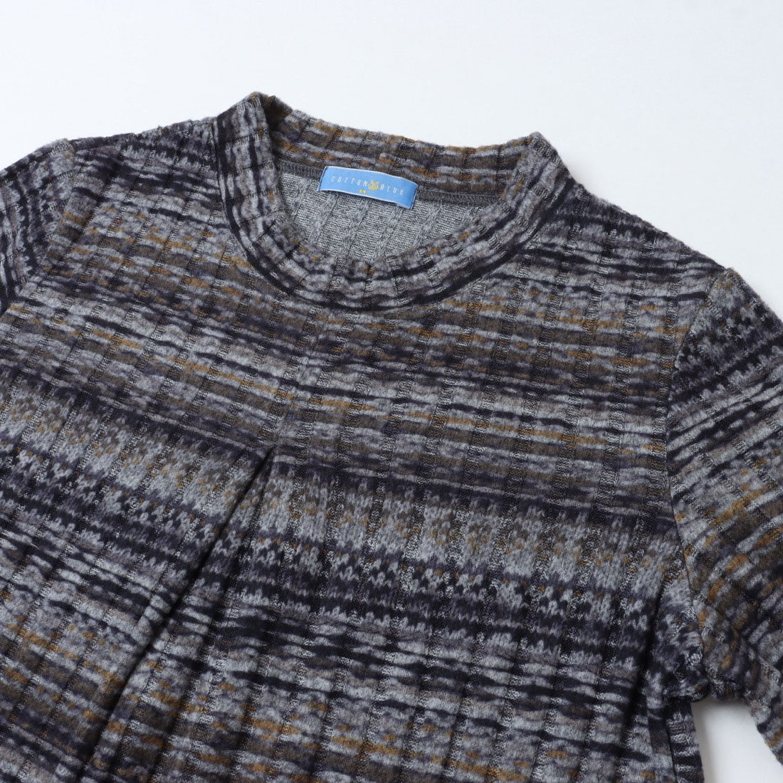 コットンブルー COTTON BLUE 転写プリントプルオーバー （グレー） グレー