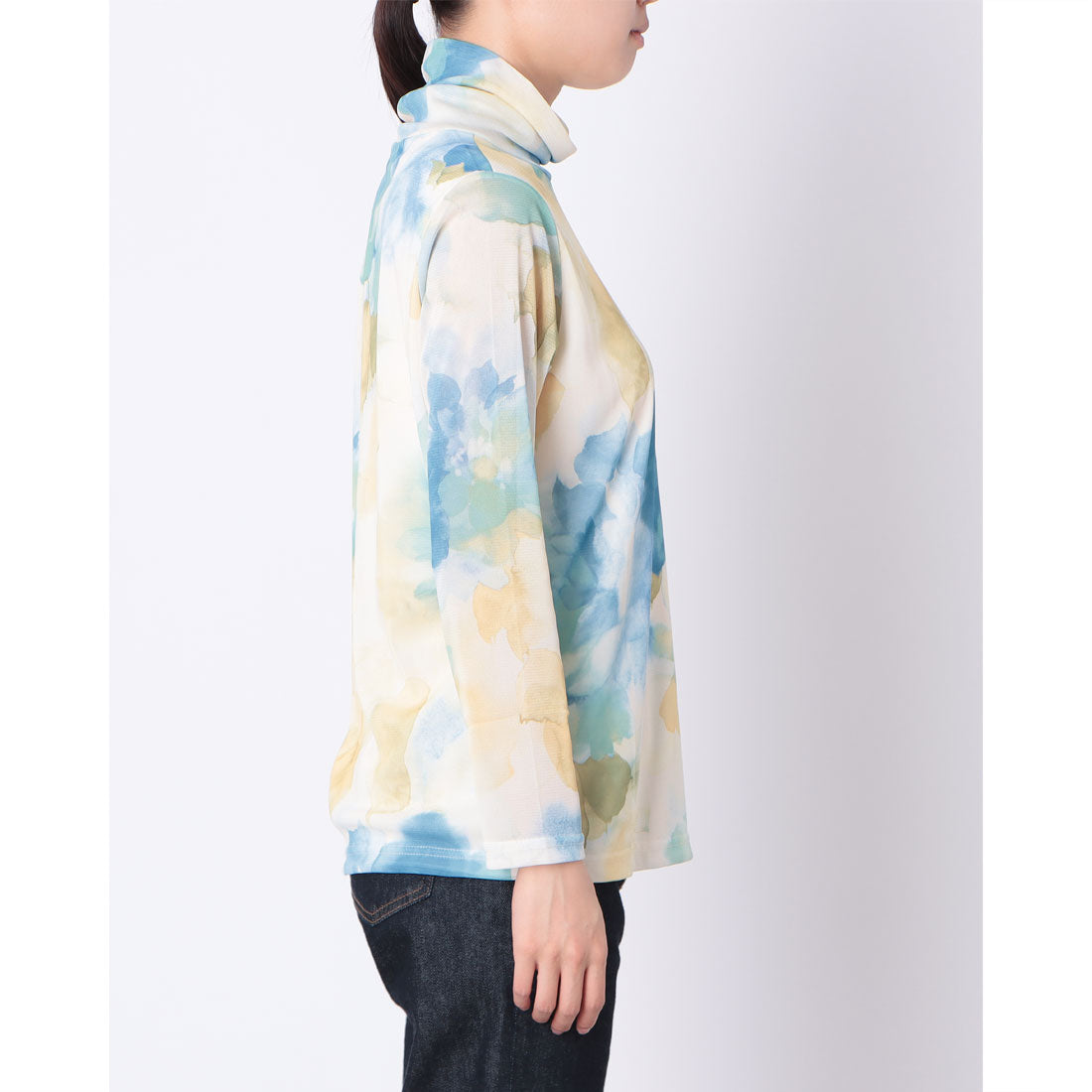 コットンブルー COTTON BLUE パワーネットハイネックプルオーバー （イエロー） イエロー