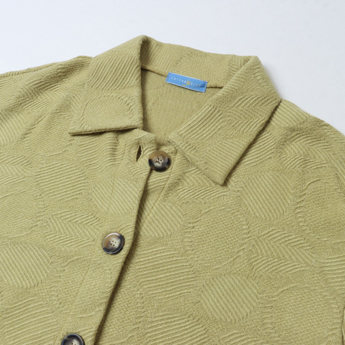 コットンブルー COTTON BLUE パルキージャカードニットジャケット （グリーン） グリーン