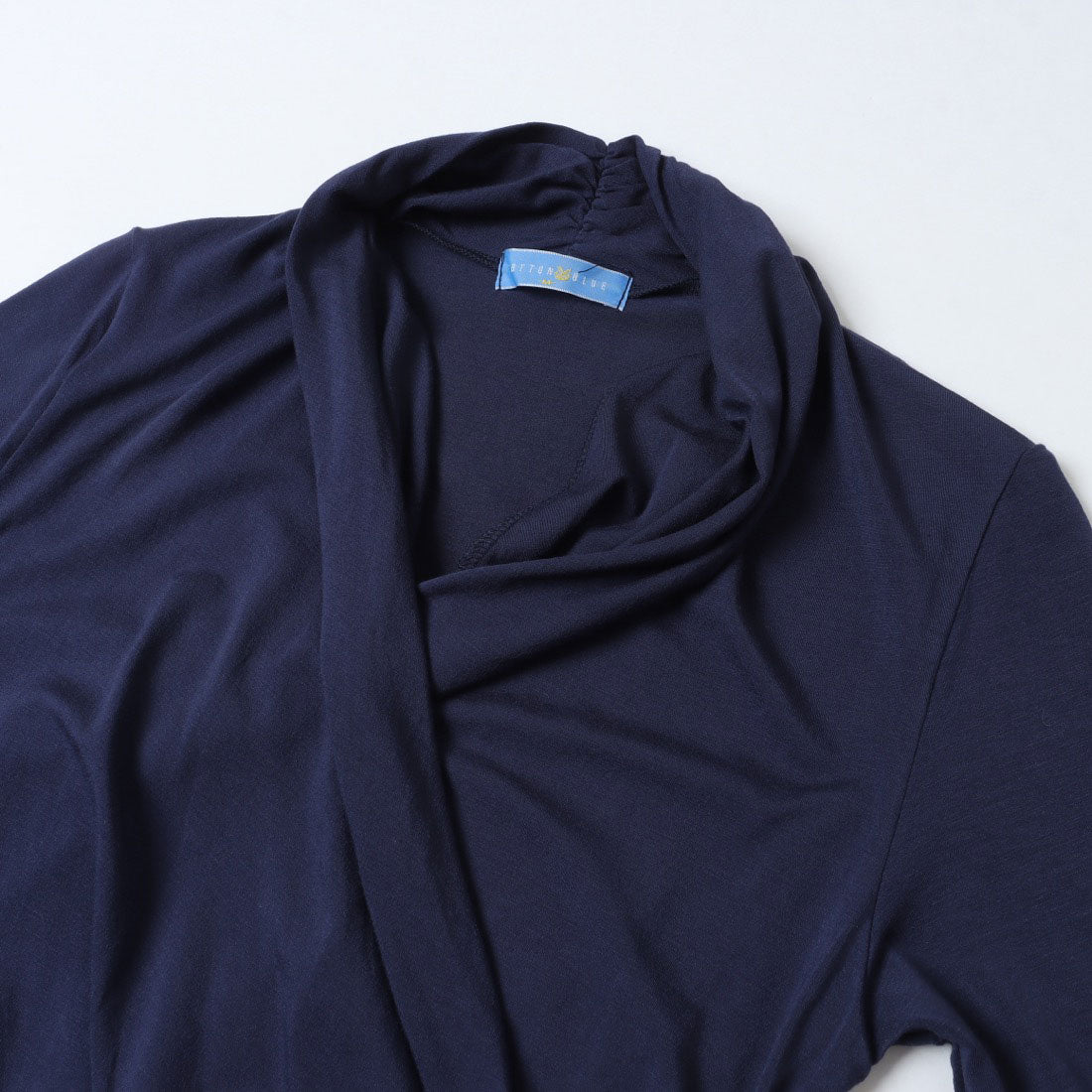 コットンブルー COTTON BLUE カシュクールプルオーバー （ネイビー） ネイビー