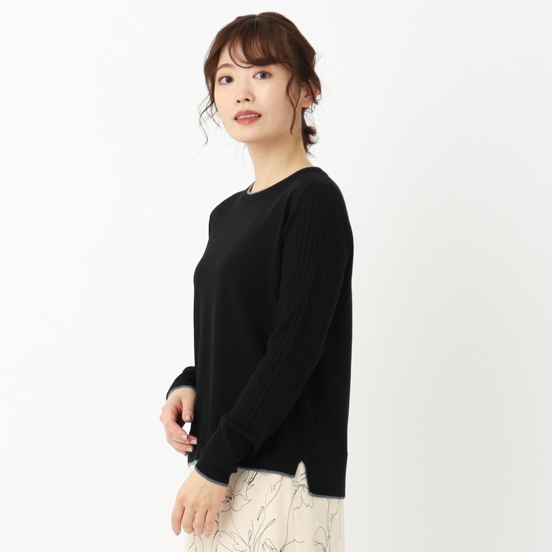 コルディア CORDIER 【セットアップ/M～4Lサイズ】アーバンヤーン プルオーバーニット