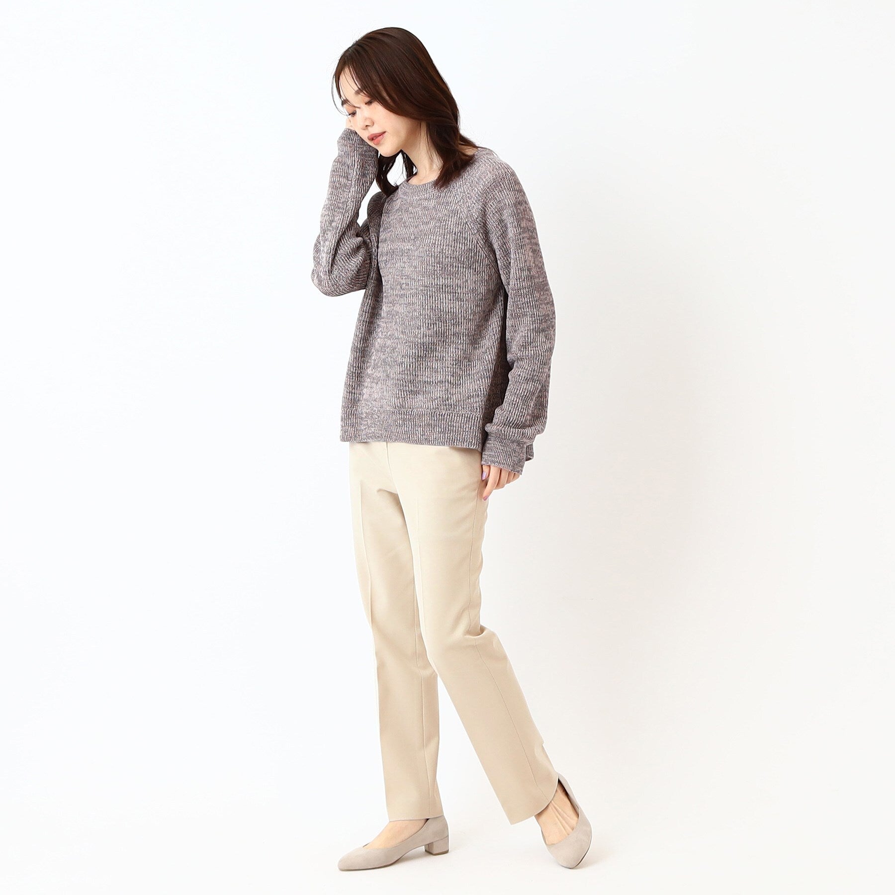 コルディア CORDIER 【S～4Lサイズ／ストレッチ】スマートメイクパンツ