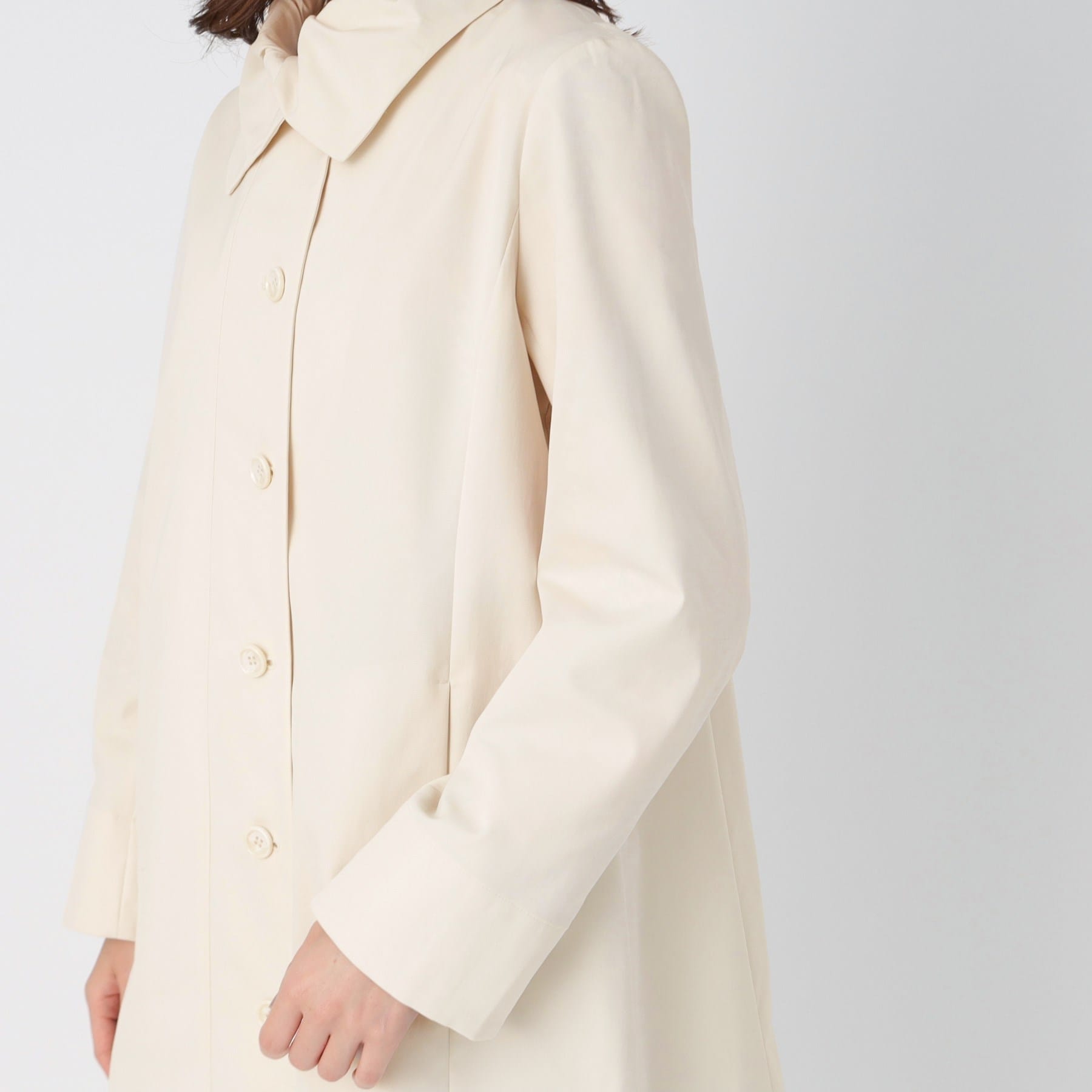 コルディア CORDIER 【M~4Lサイズ/手洗い可】コッティーナストレッチコート （ブルー(092)） ブルー(092)