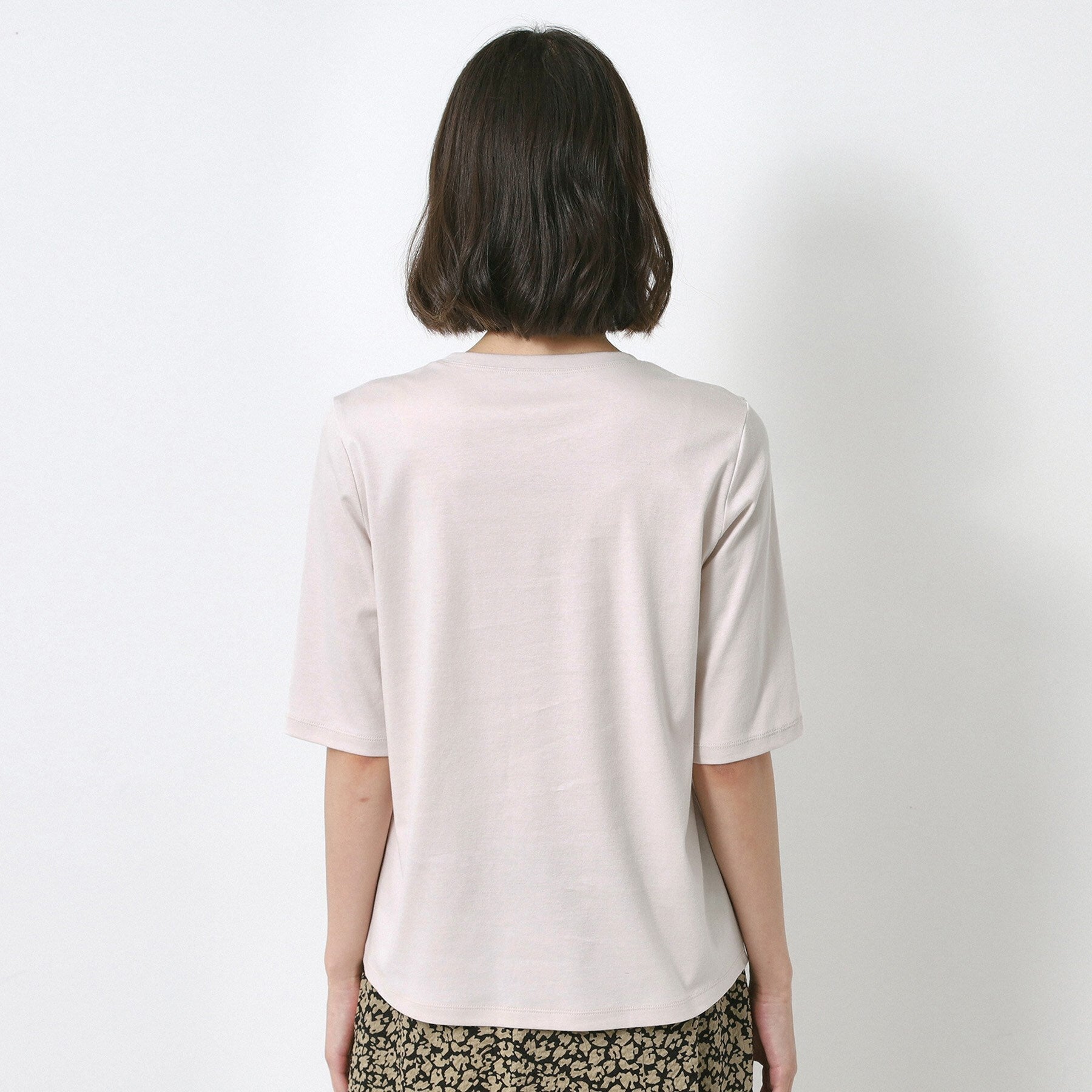 コルディア CORDIER 大人のためのシンプル洗練Tシャツ （ラベンダー(080)） ラベンダー(080)