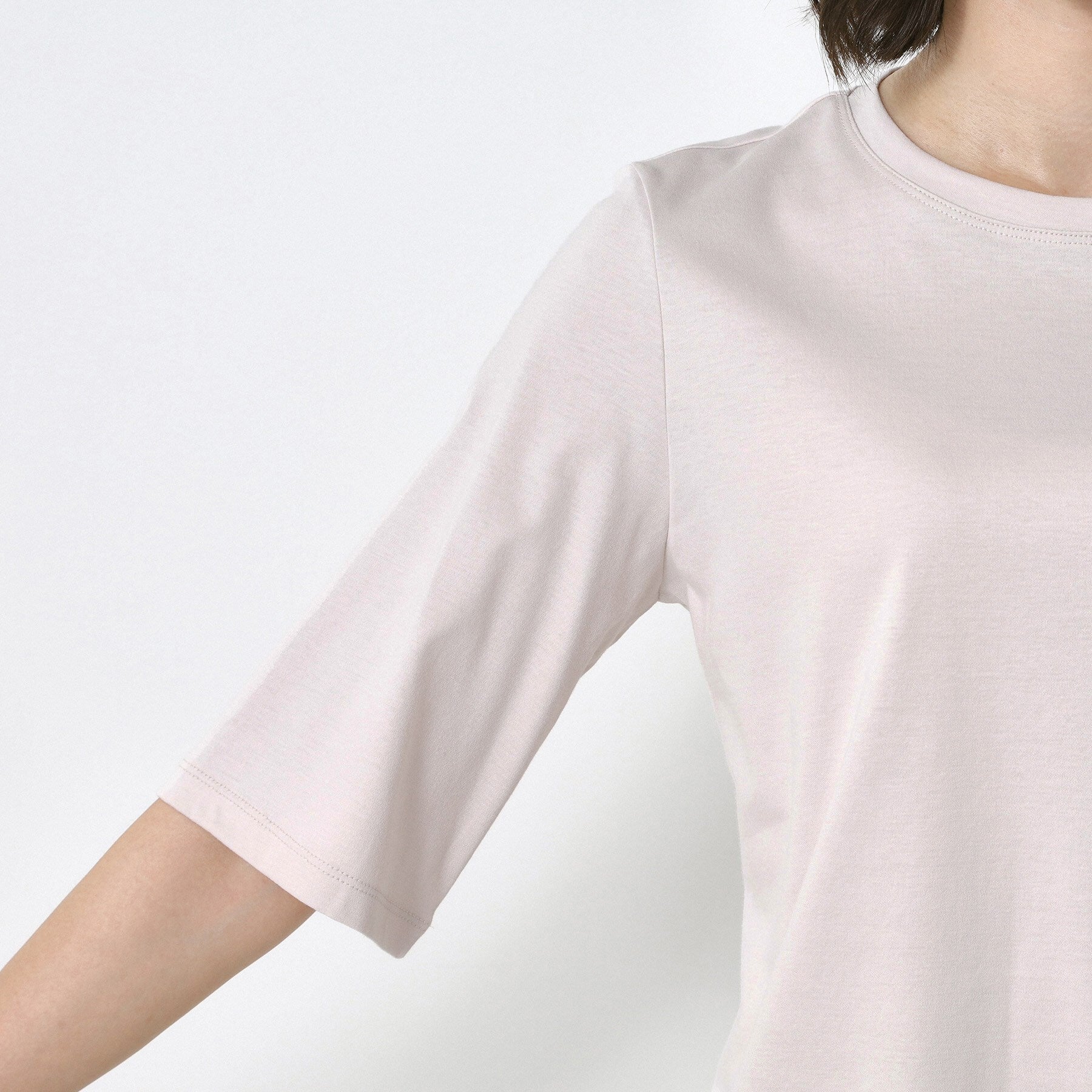 コルディア CORDIER 大人のためのシンプル洗練Tシャツ （ラベンダー(080)） ラベンダー(080)