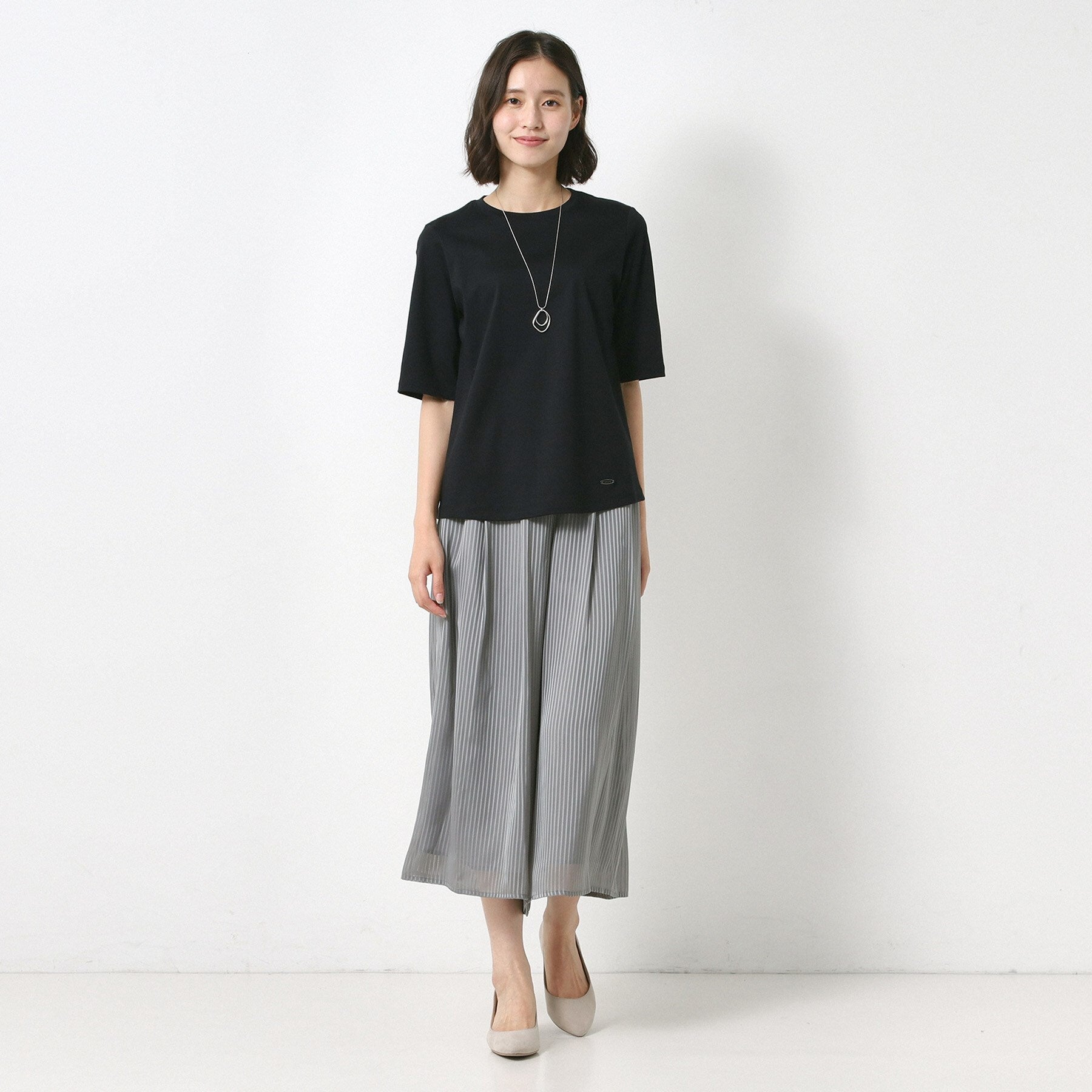 コルディア CORDIER 大人のためのシンプル洗練Tシャツ （ラベンダー(080)） ラベンダー(080)