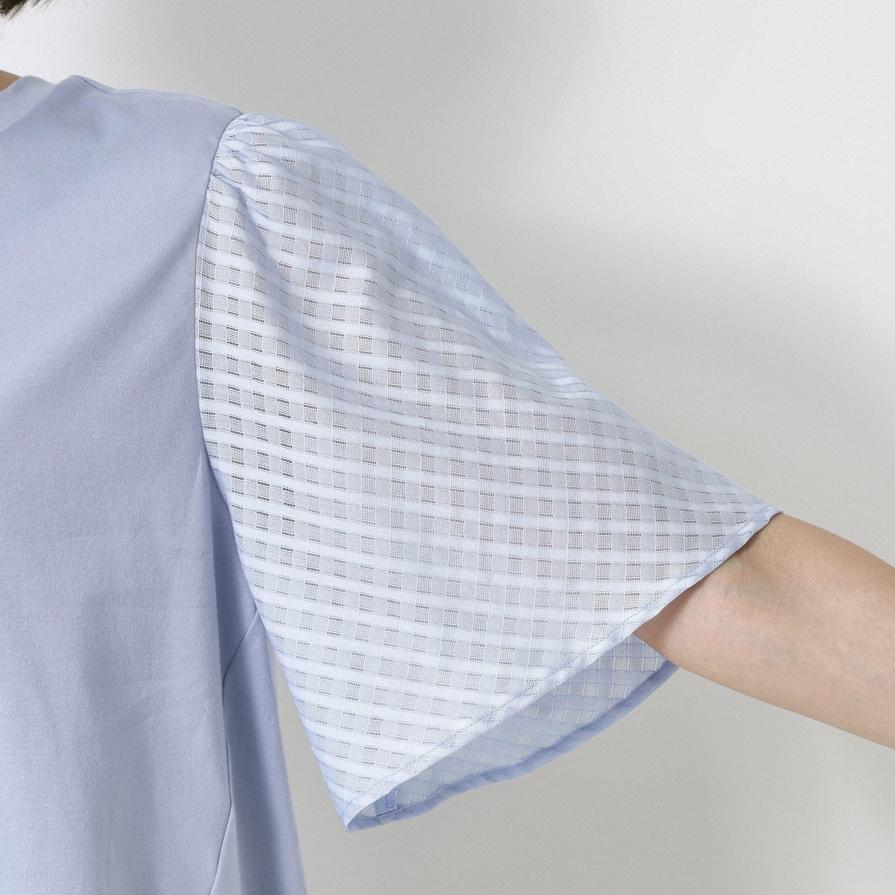 コルディア CORDIER シルケットスムース フレア袖フェミニンTシャツ （イエロー(032)） イエロー(032)