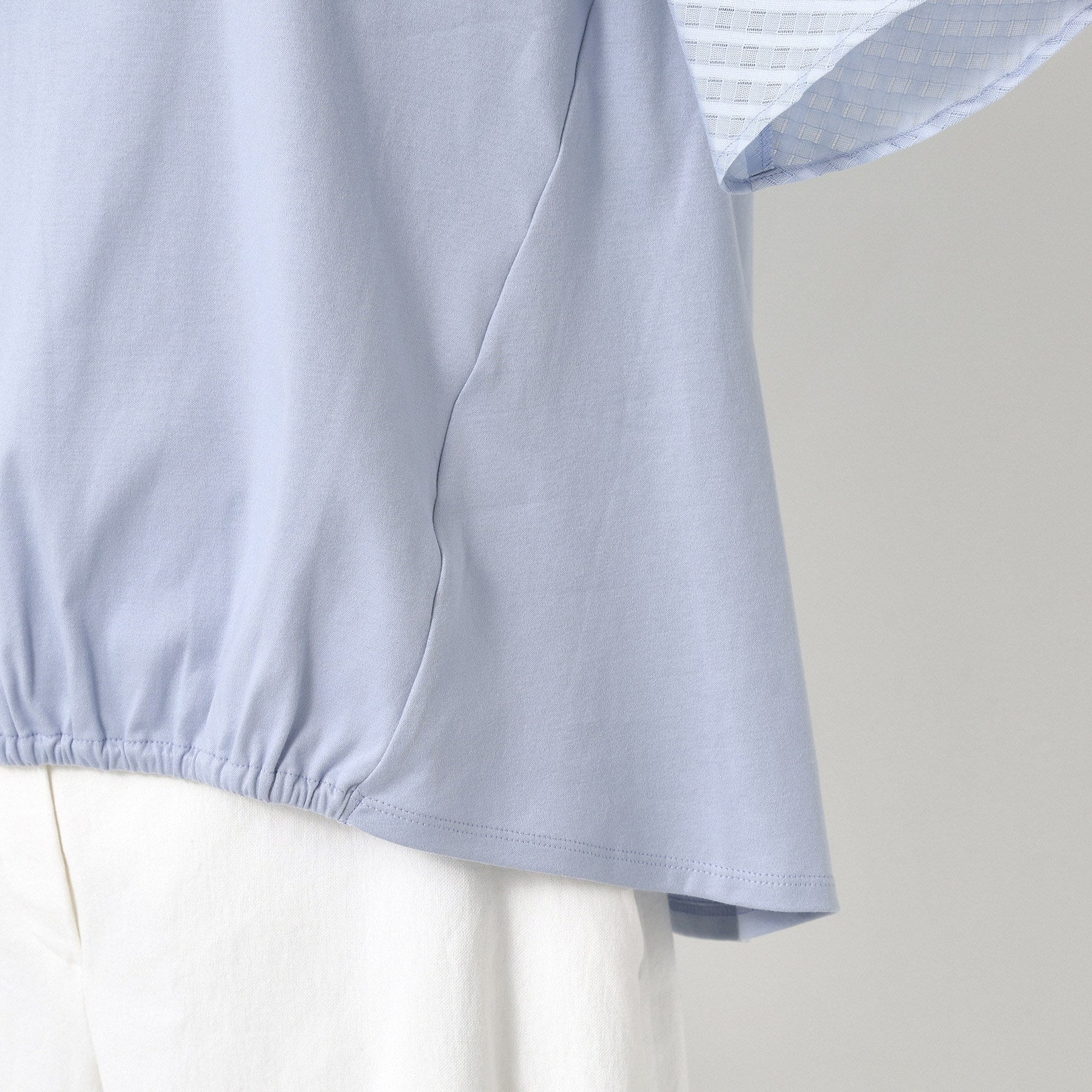 コルディア CORDIER シルケットスムース フレア袖フェミニンTシャツ （イエロー(032)） イエロー(032)