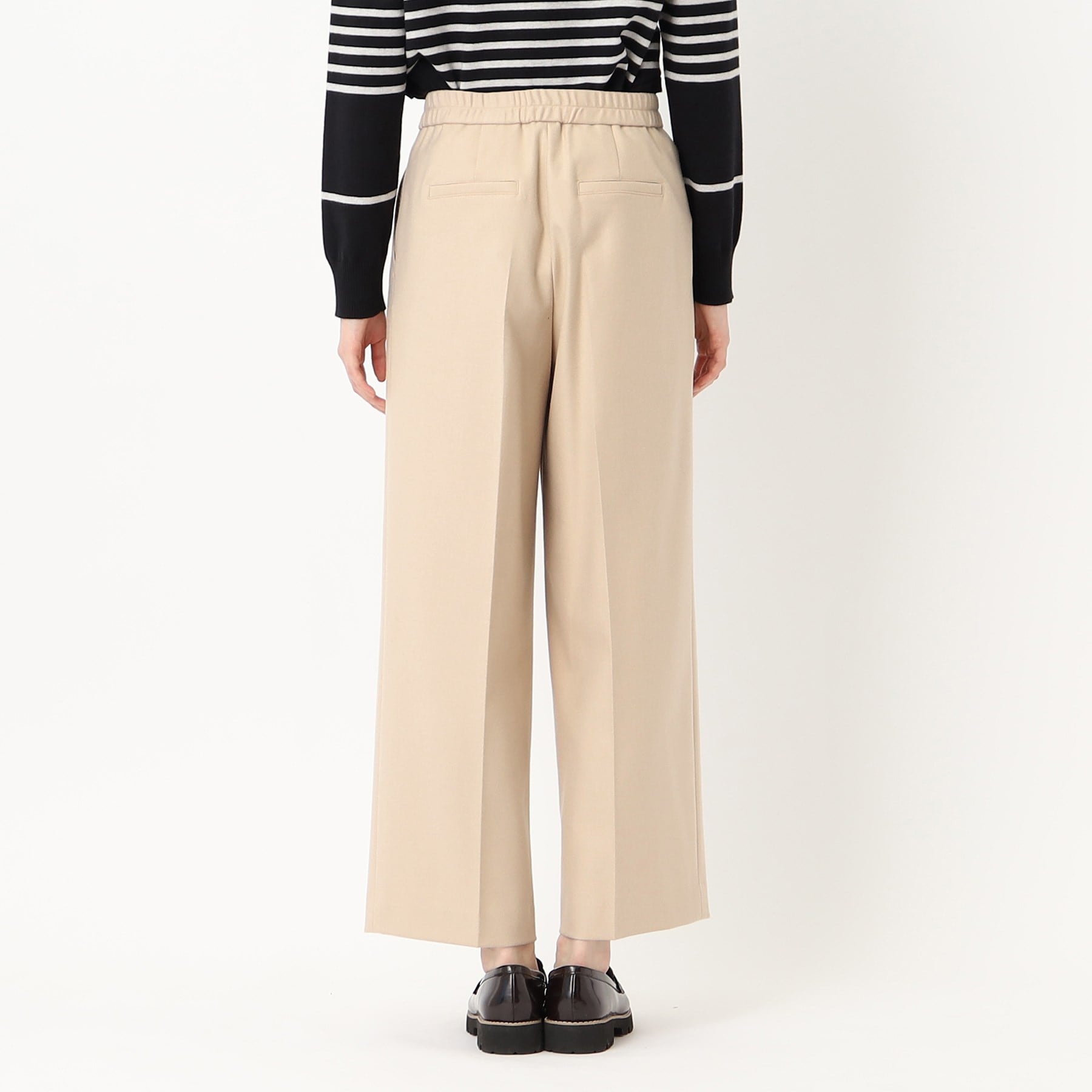 コルディア CORDIER 起毛ストレッチワイドパンツ