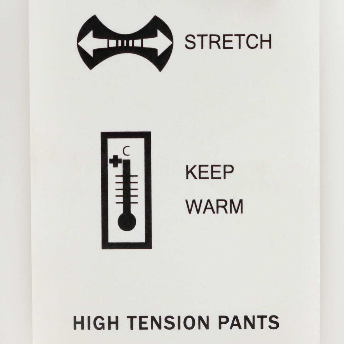 COMME CA MODELS [Beautiful basic pants] Fleece-lined high tension pants