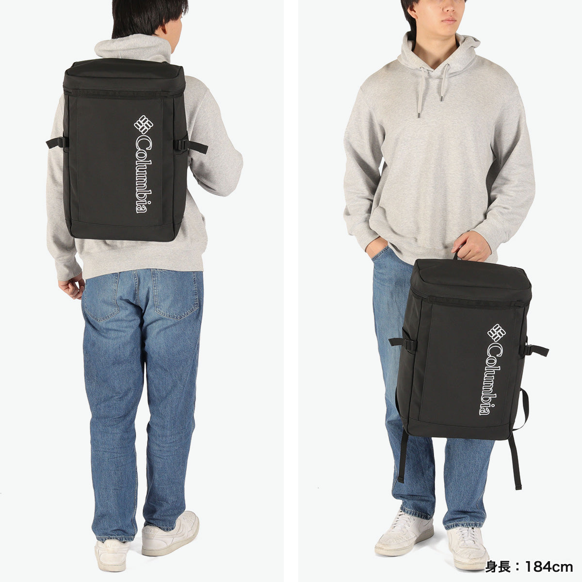 コロンビア Columbia リュック メンズ レディース 通学 大容量 おしゃれ リュックサック 撥水 カジュアル スポーツ 男子 女子 高校生 PC A4 B4 Entiat Rock 35L Backpack PU8828 （クロ×グレー） クロ×グレー