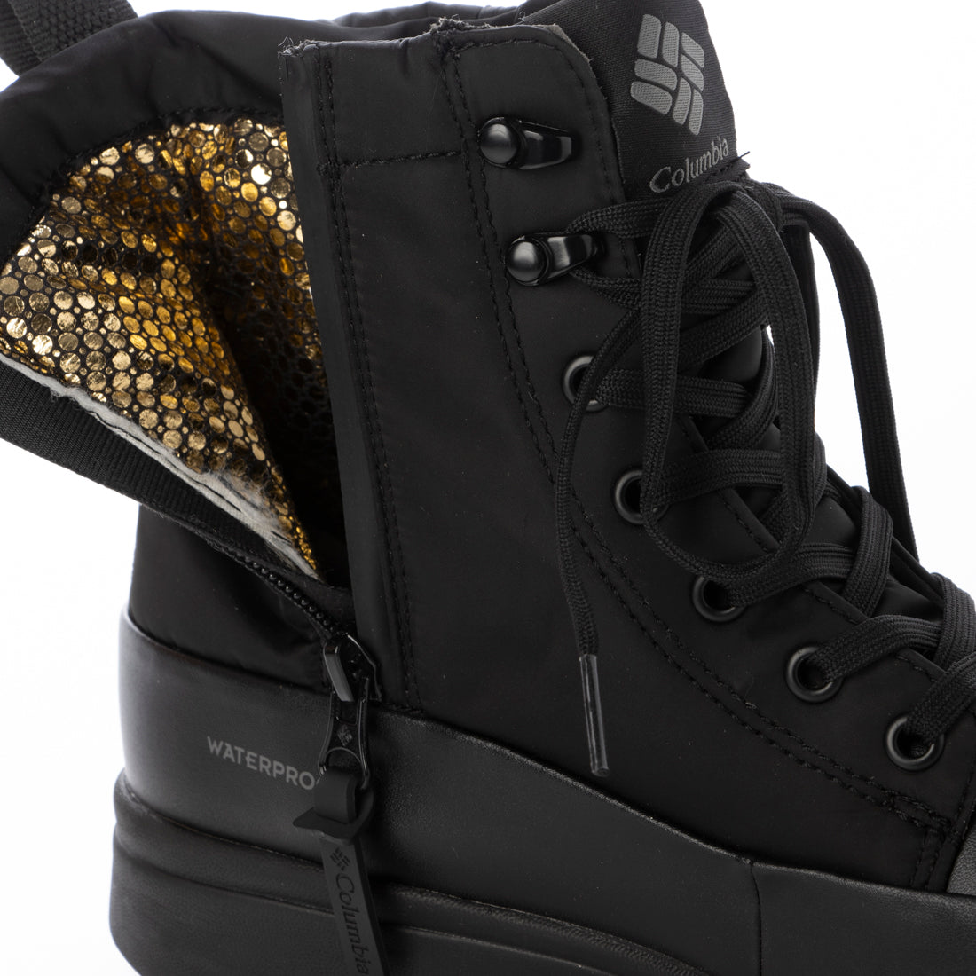 コロンビア Columbia レディース ブーツ スノーブーツ SAPLAND III DIVA LACE WP OH INFINITY YL9101 （ブラック） ブラック