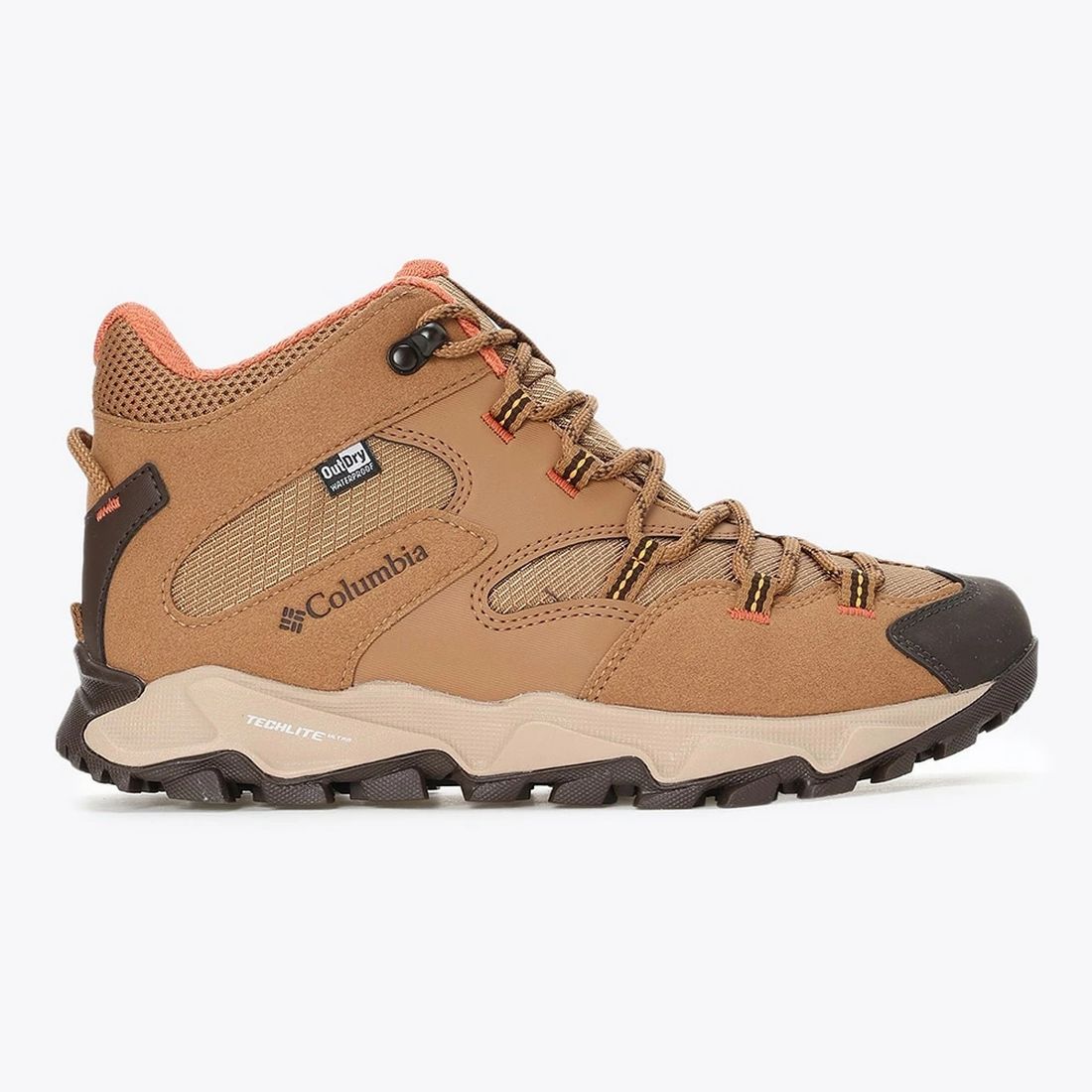 コロンビア Columbia スニーカー レディース YK9060 Columbia SABER VI MID OUTDRY WIDE 幅広 ハイキング アウトドア 防水 （ブラウン） ブラウン