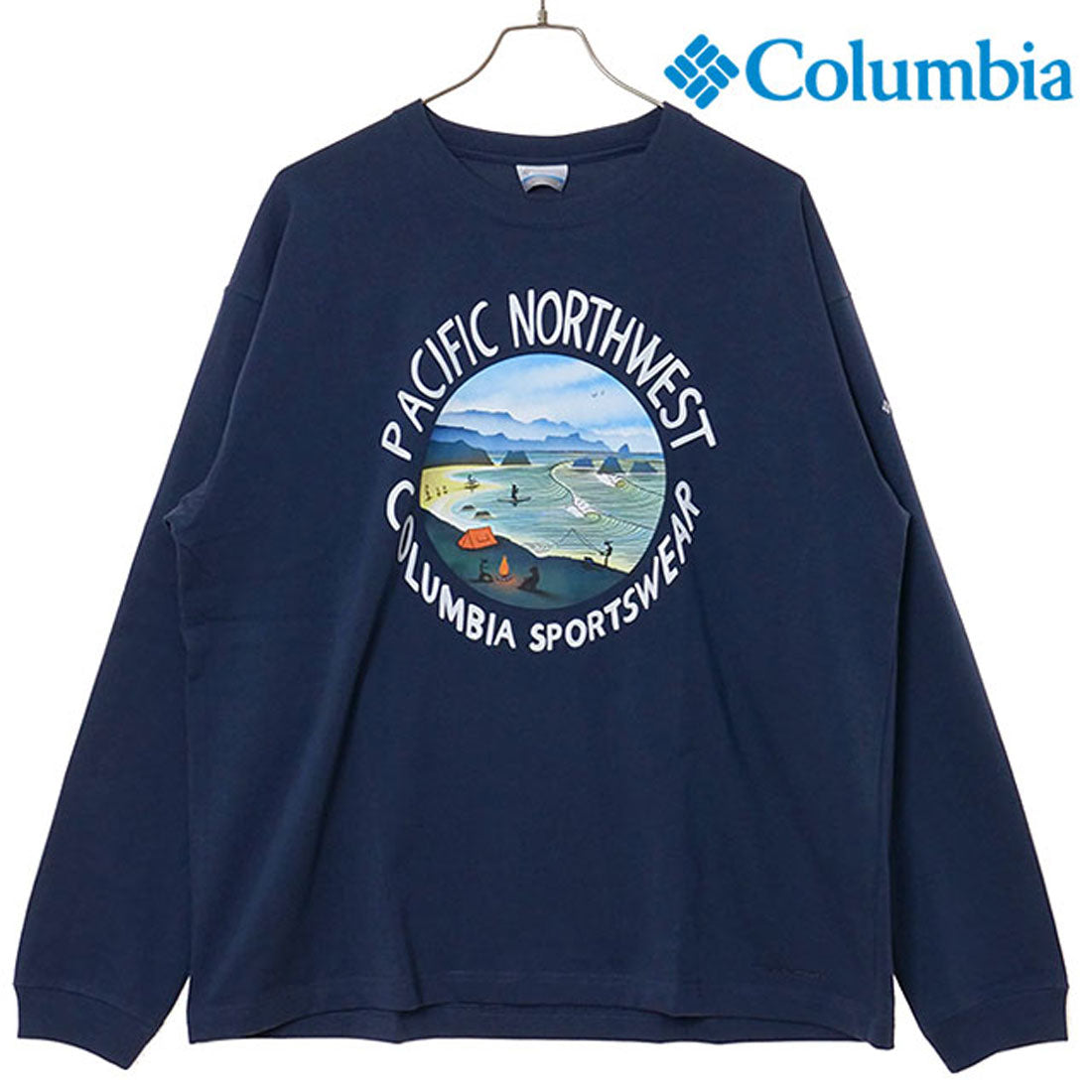 コロンビア Columbia Lake to Avenue Graphic LS Tee Nocturnal/PNW [PM0529-466] （Nocturnal/PNW） Nocturnal/PNW