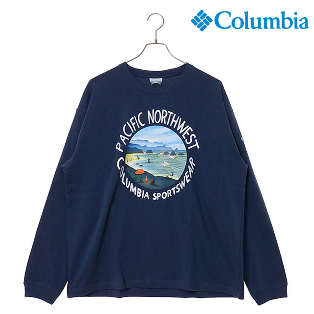 コロンビア Columbia Lake to Avenue Graphic LS Tee Nocturnal/PNW [PM0529-466] （Nocturnal/PNW） Nocturnal/PNW