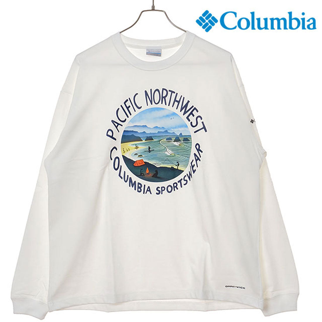 コロンビア Columbia Lake to Avenue Graphic LS Tee Sea-Salt/PNW [PM0529-125] （Sea-Salt/PNW） Sea-Salt/PNW