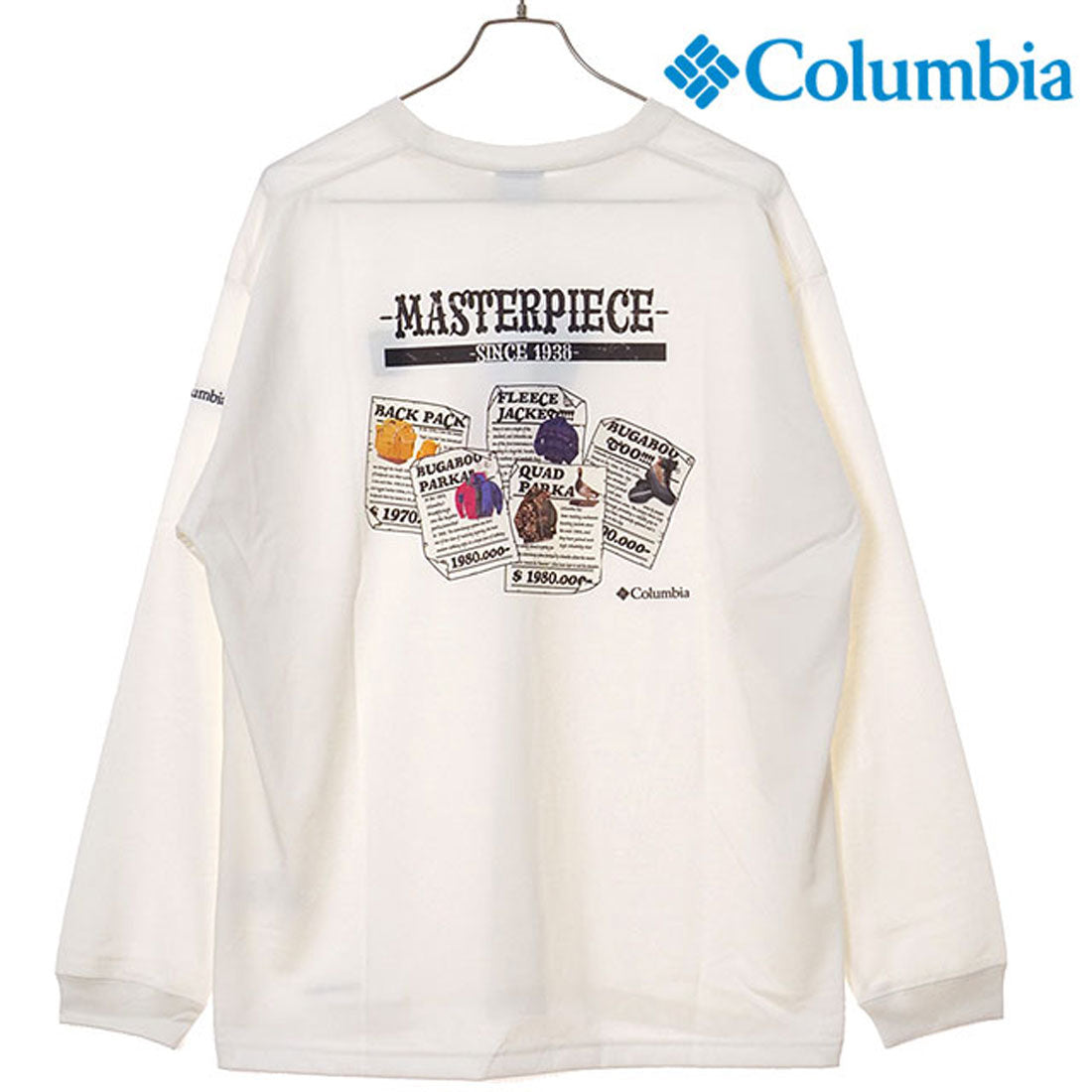 コロンビア Columbia Fortmorning Graphic L/S Tee Sea-Salt [PM0578-125] （Sea-Salt） Sea-Salt
