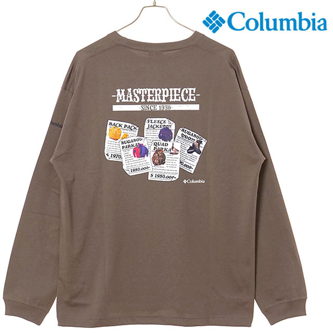 コロンビア Columbia Fortmorning Graphic L/S Tee Iron [PM0578-254] （Iron） Iron