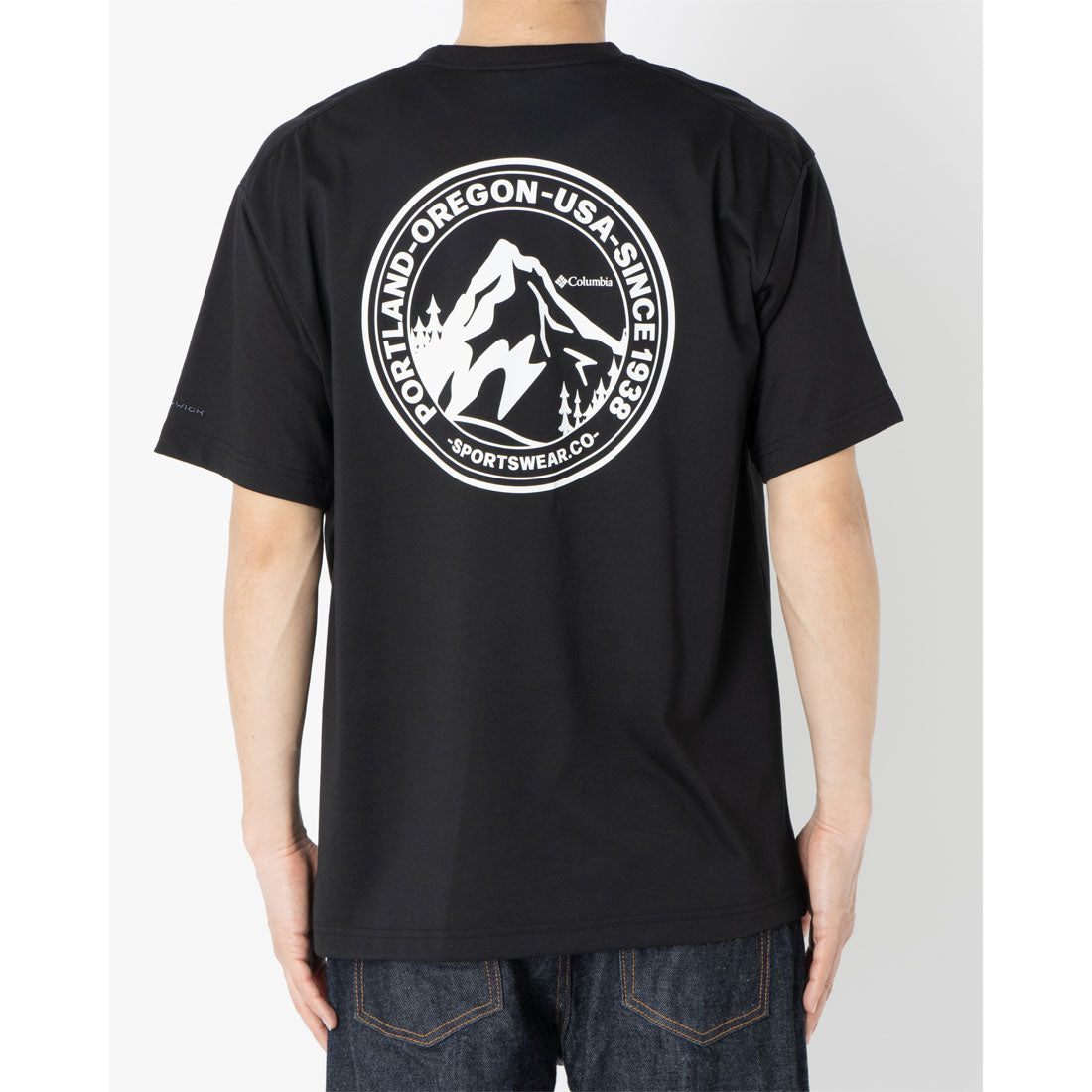 コロンビア Columbia アーバンハイクグラフィックショートスリーブTシャツ 半袖Tシャツ （ブラックバックプリント） ブラックバックプリント