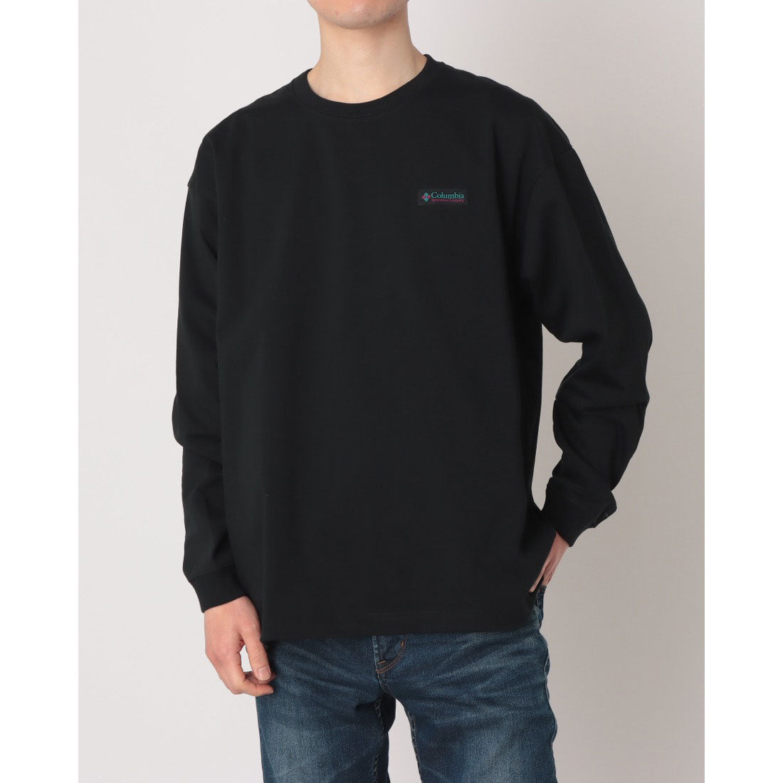 コロンビア Columbia クロックドリバーロングスリーブティー 長袖Tシャツ （ブラック） ブラック