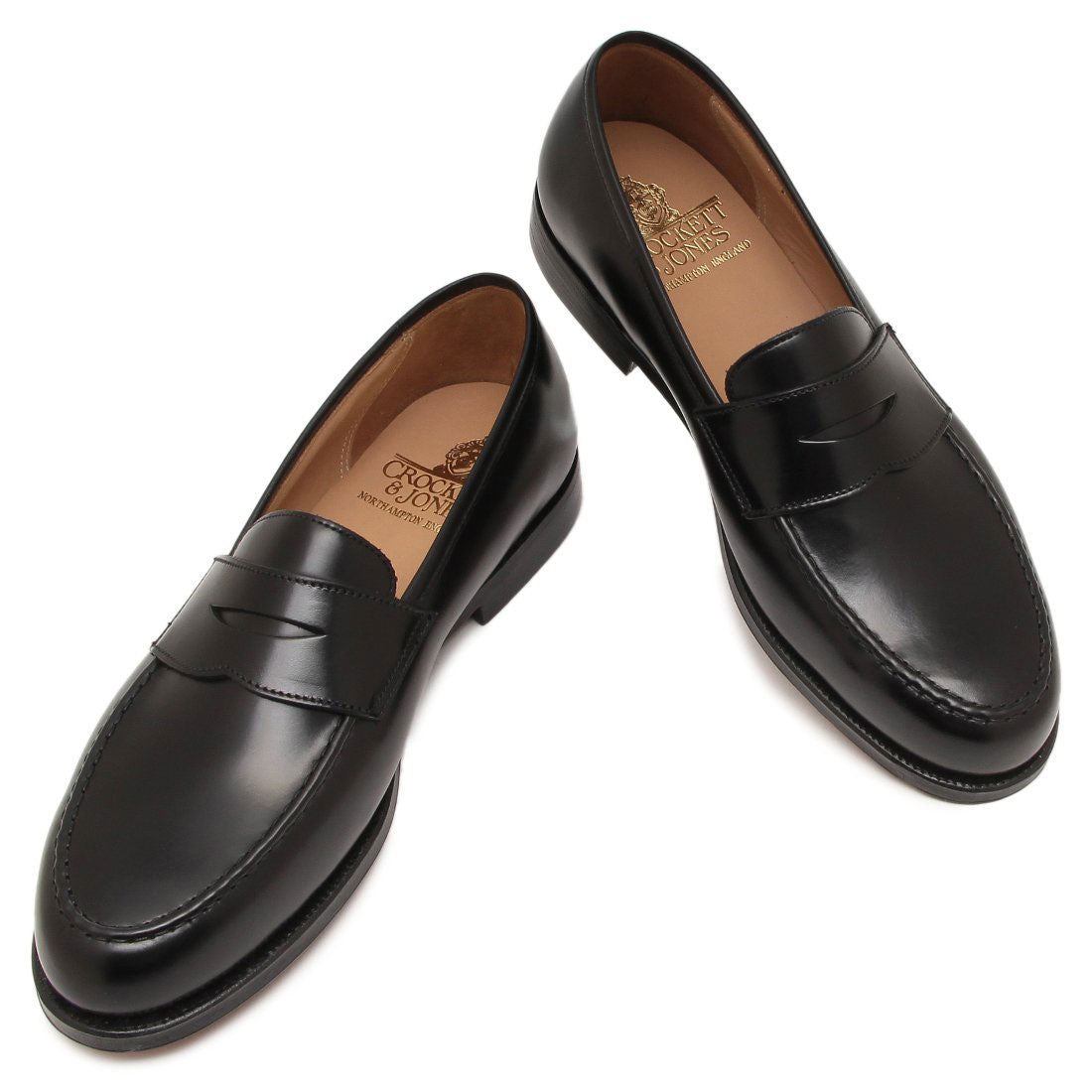 クロケット&ジョーンズ Crockett&Jones ローファー オックスフォード ボストン スウェード ブラック メンズ CROCKETT&JONES 28363A D11L1 （BLACK） BLACK