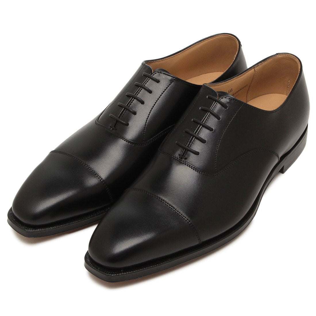 クロケット&ジョーンズ Crockett&Jones オックスフォード ハラム レースアップ キャップトゥ ブラック メンズ CROCKETT&JONES 25057A C01L1 （BLACKCALF） BLACKCALF
