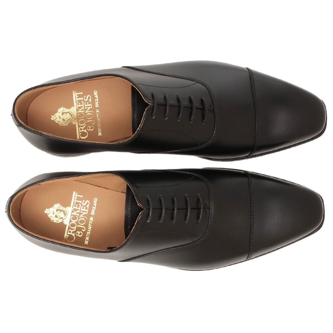 クロケット&ジョーンズ Crockett&Jones オックスフォード ハラム レースアップ キャップトゥ ブラック メンズ CROCKETT&JONES 25057A C01L1 （BLACKCALF） BLACKCALF