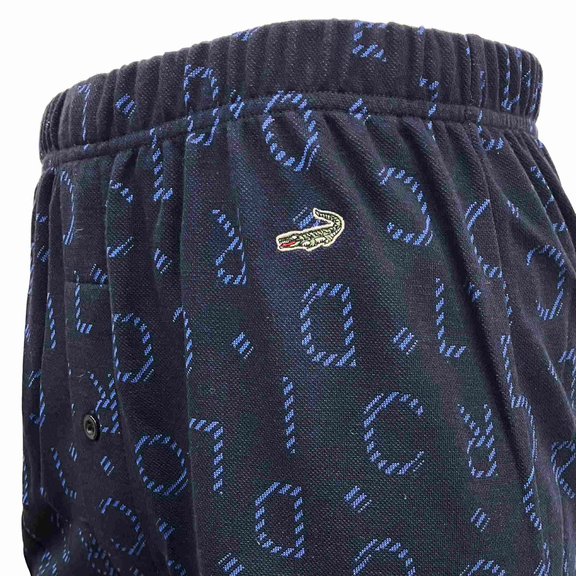 クロコダイル CROCODILE ロゴ柄前開きボクサーブリーフ【返品不可商品】 （ネイビー） ネイビー