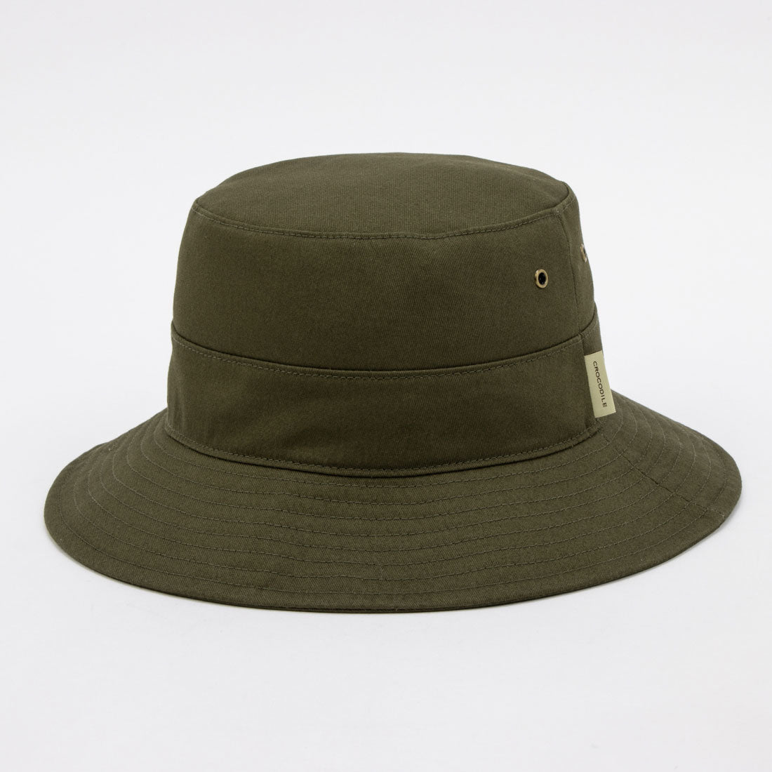クロコダイル CROCODILE 日常使いしやすいツイル素材のバケットハット （KHAKI） KHAKI