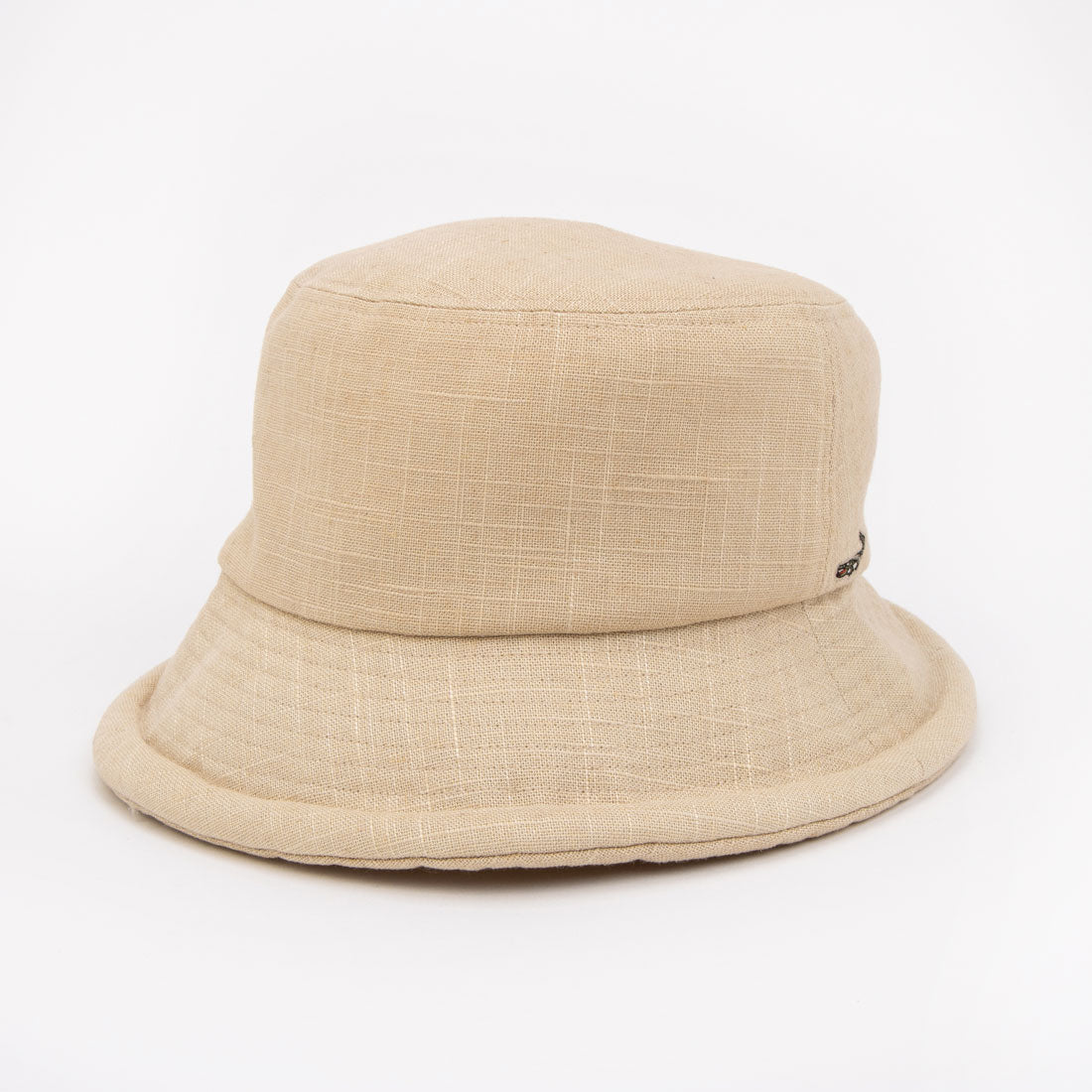 クロコダイル CROCODILE 手洗いできる綿麻素材のダウンハット （BEIGE） BEIGE