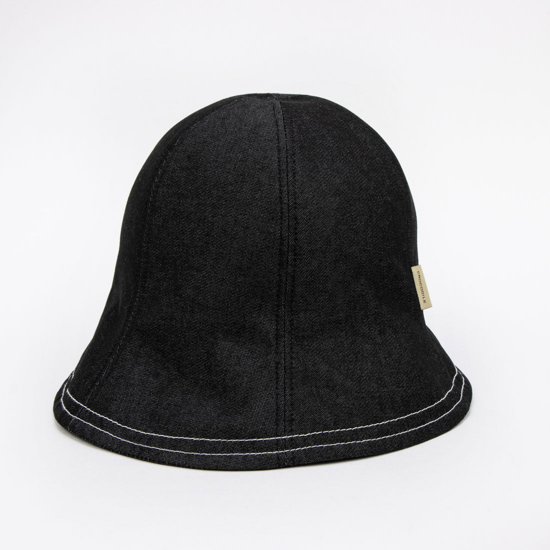 クロコダイル CROCODILE 汚れが付きにくく落ちやすいデニムのチューリップハット （BLACK） BLACK