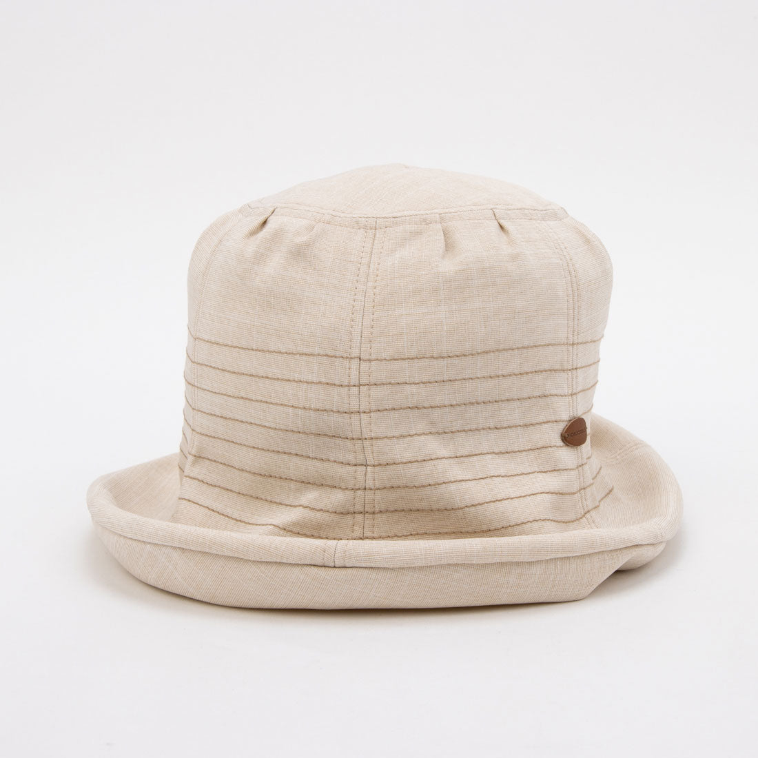 クロコダイル CROCODILE 手洗いできるエッジアップハット （BEIGE） BEIGE