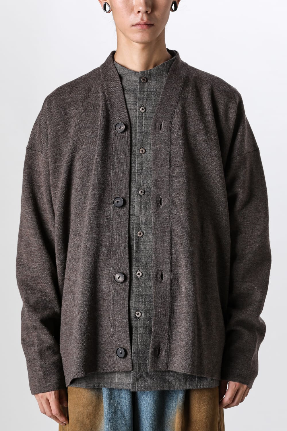 クロマニヨン CROMAGNON Double Jacquard Knit （GRAY） GRAY
