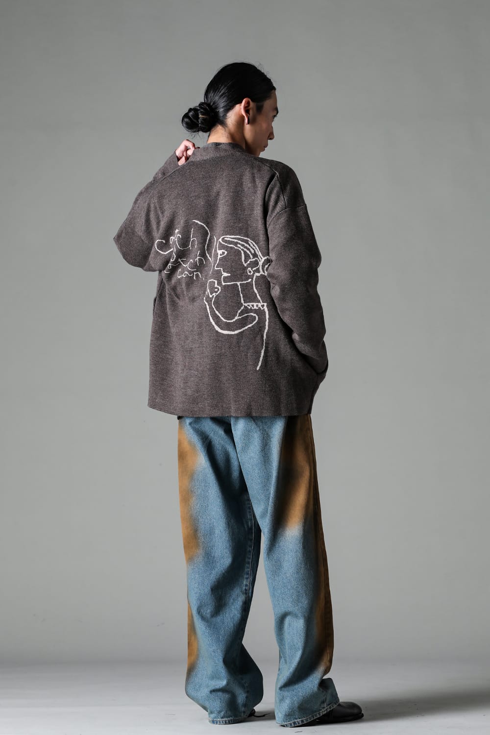 クロマニヨン CROMAGNON Double Jacquard Knit （GRAY） GRAY