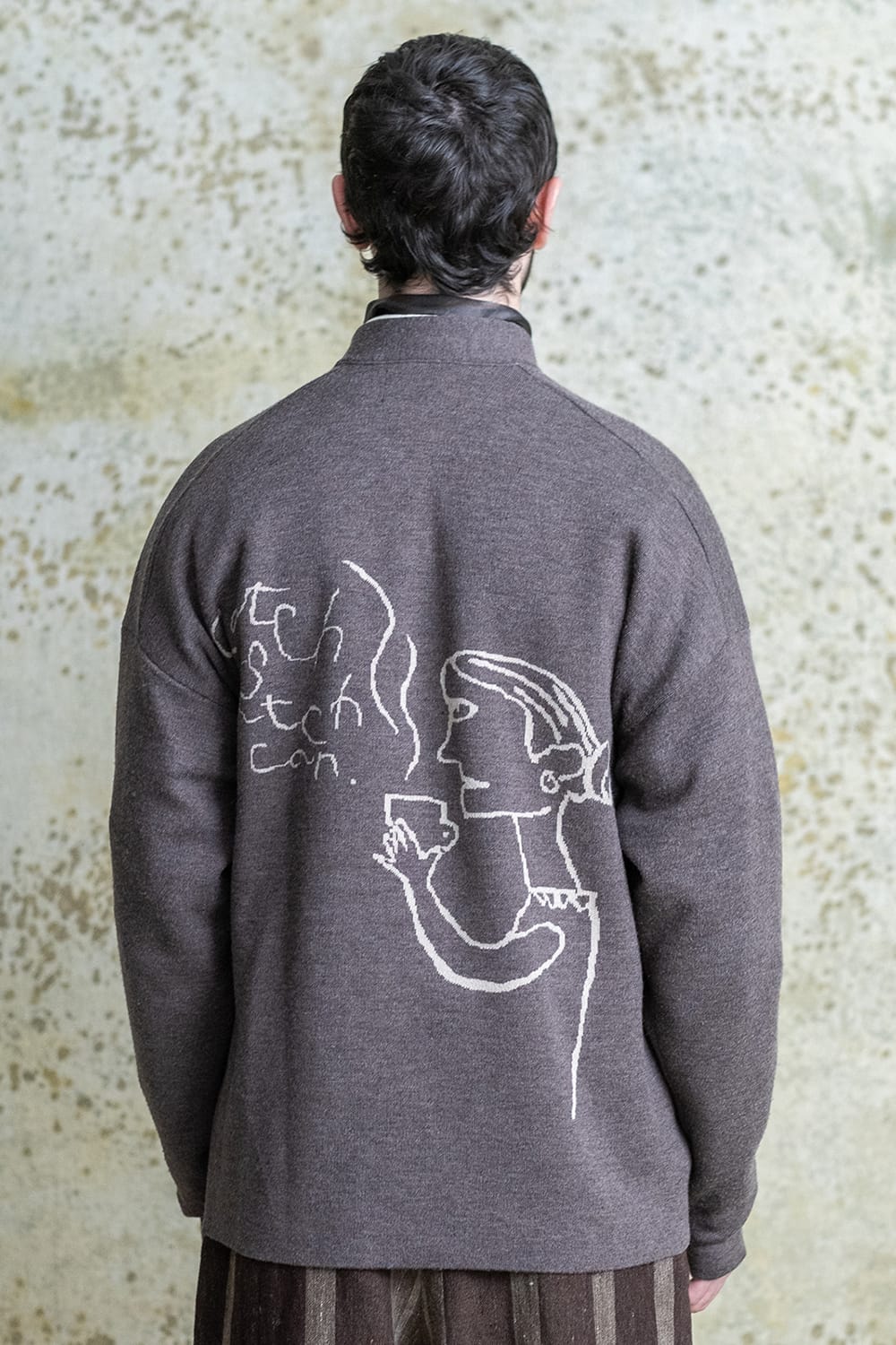 クロマニヨン CROMAGNON Double Jacquard Knit （GRAY） GRAY