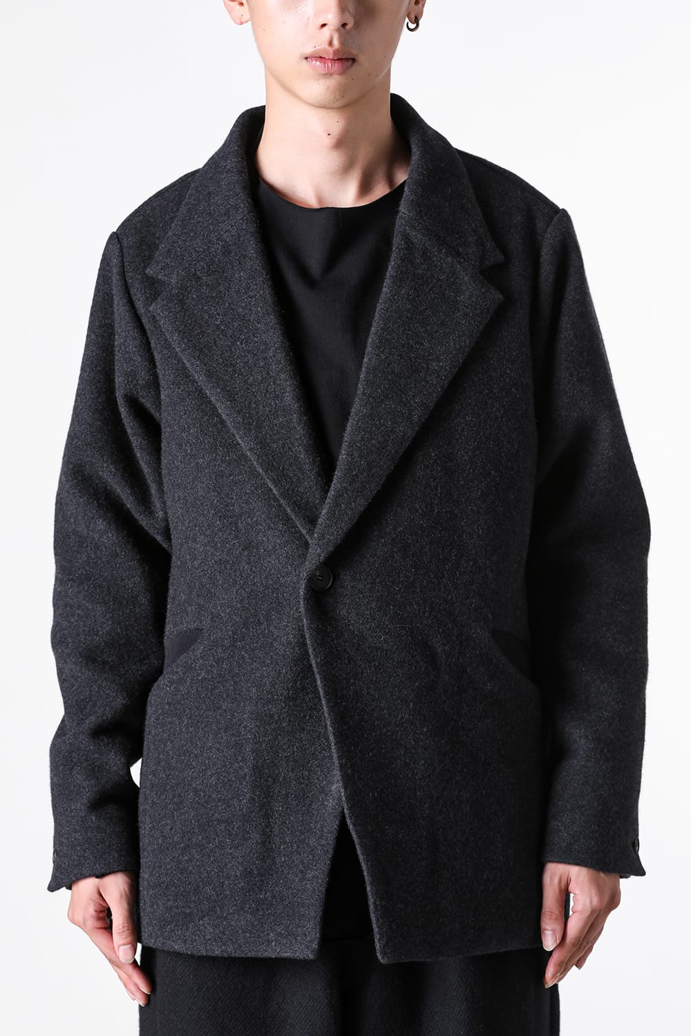 クロマニヨン CROMAGNON Jacket Wool Super 160' s （CHARCOAL） CHARCOAL