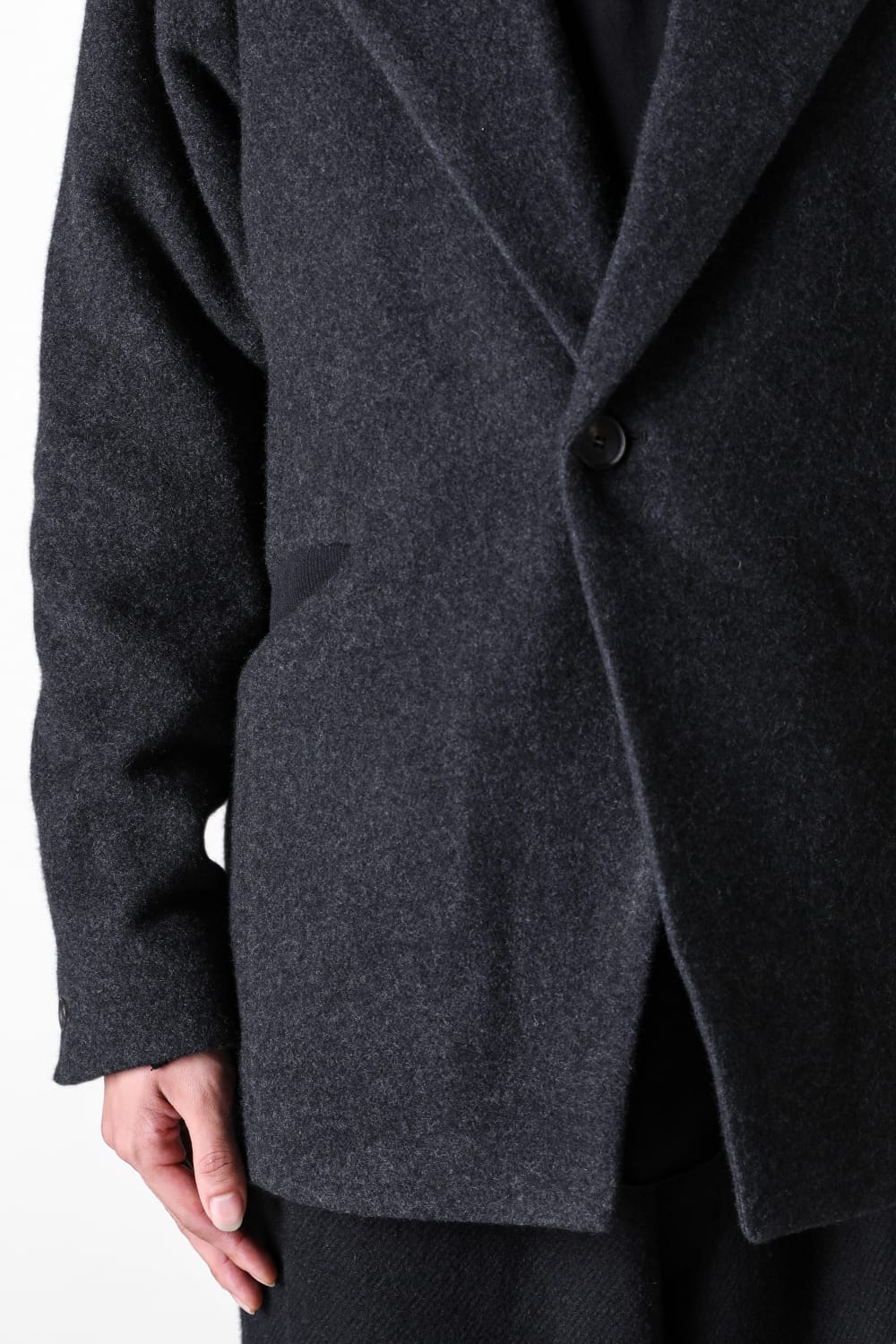 クロマニヨン CROMAGNON Jacket Wool Super 160' s （CHARCOAL） CHARCOAL