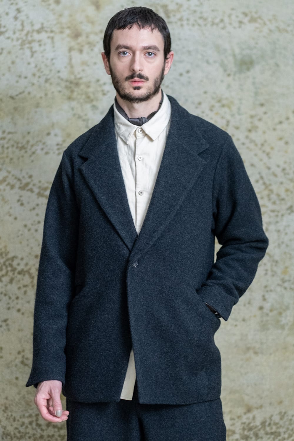 クロマニヨン CROMAGNON Jacket Wool Super 160' s （CHARCOAL） CHARCOAL