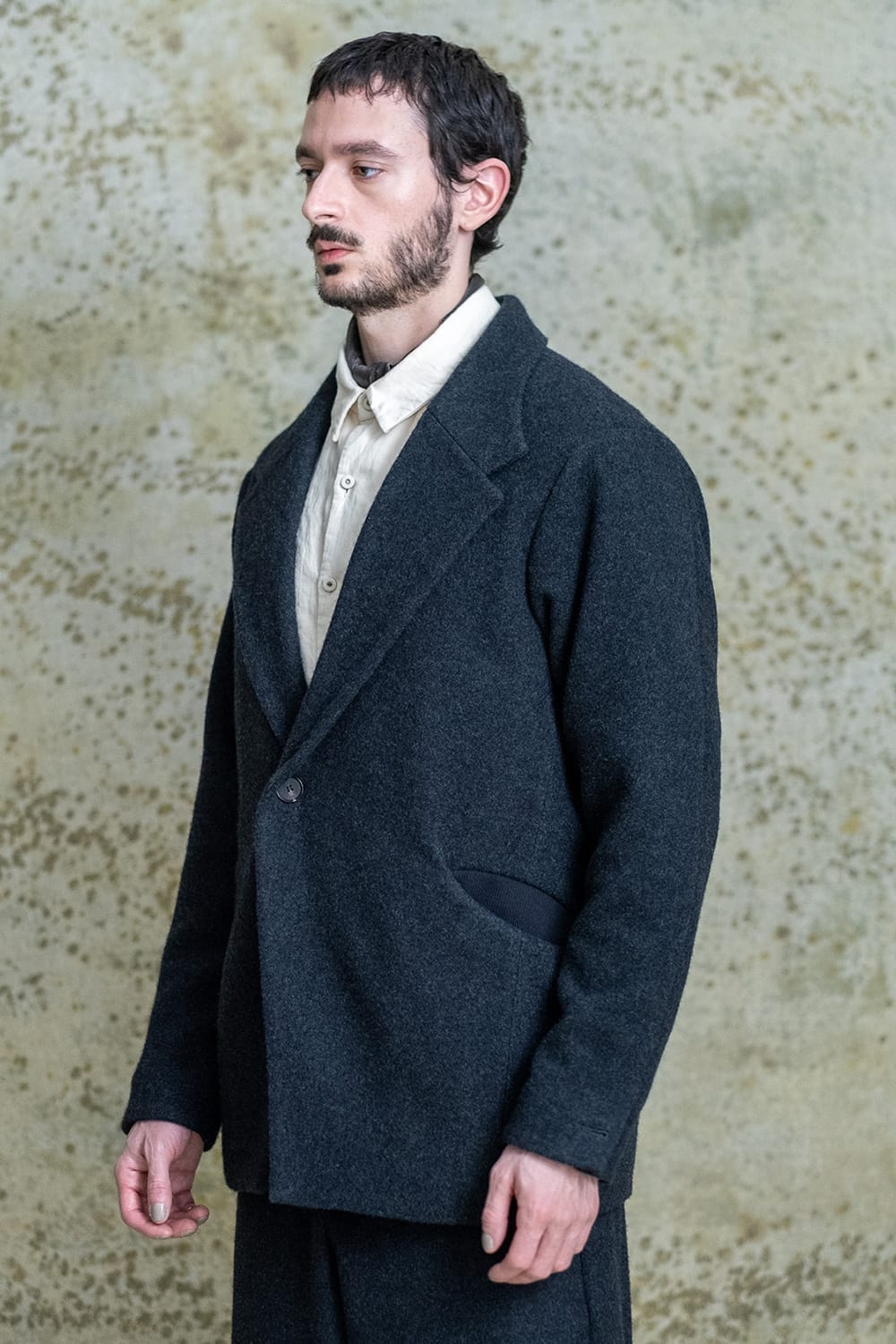 クロマニヨン CROMAGNON Jacket Wool Super 160' s （CHARCOAL） CHARCOAL