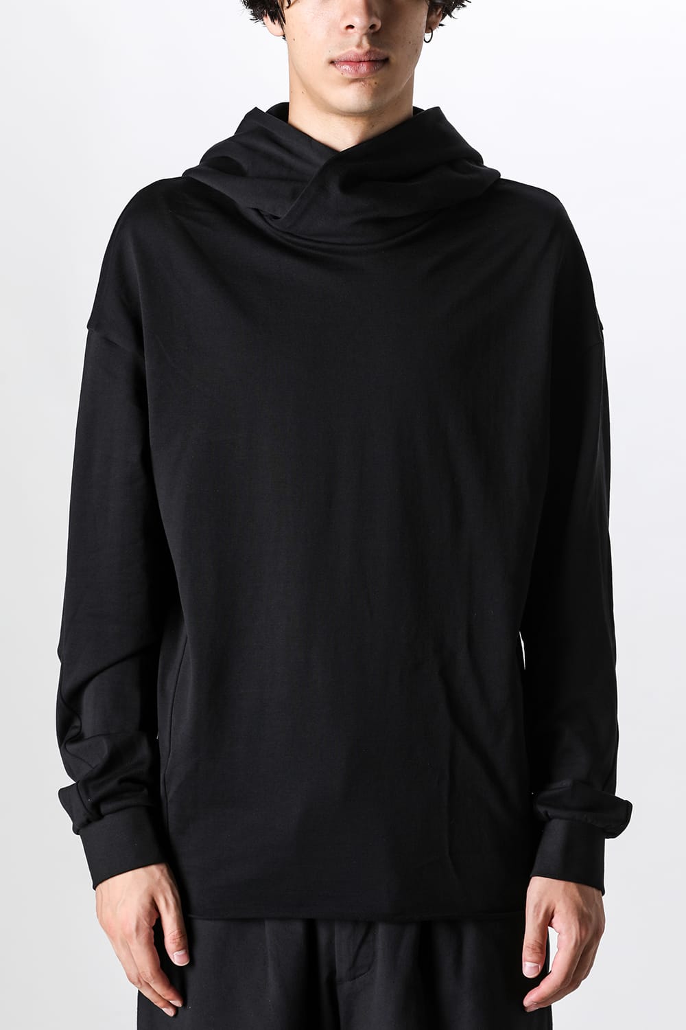 クロマニヨン CROMAGNON Hooded Cut Sew （BLACK） BLACK