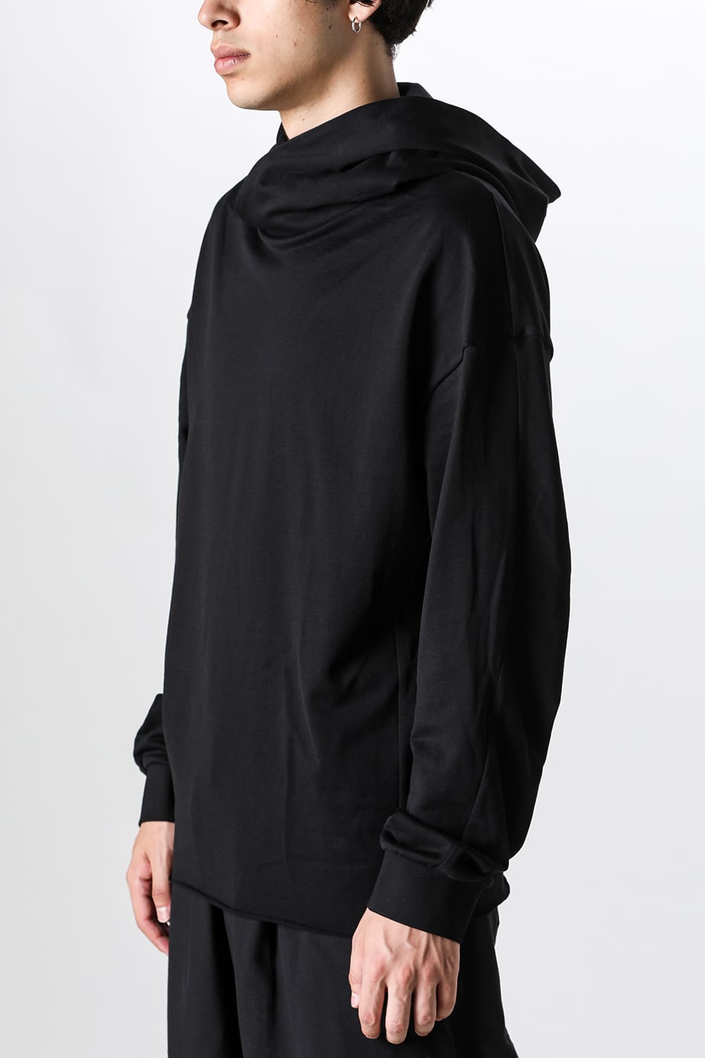 クロマニヨン CROMAGNON Hooded Cut Sew （BLACK） BLACK