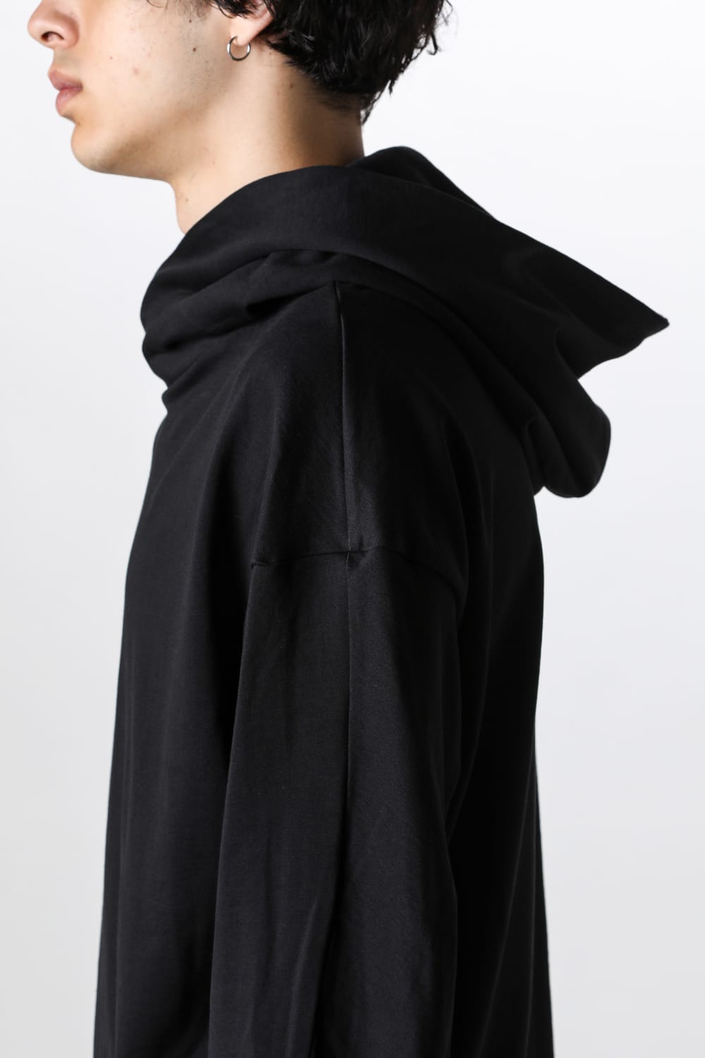 クロマニヨン CROMAGNON Hooded Cut Sew （BLACK） BLACK