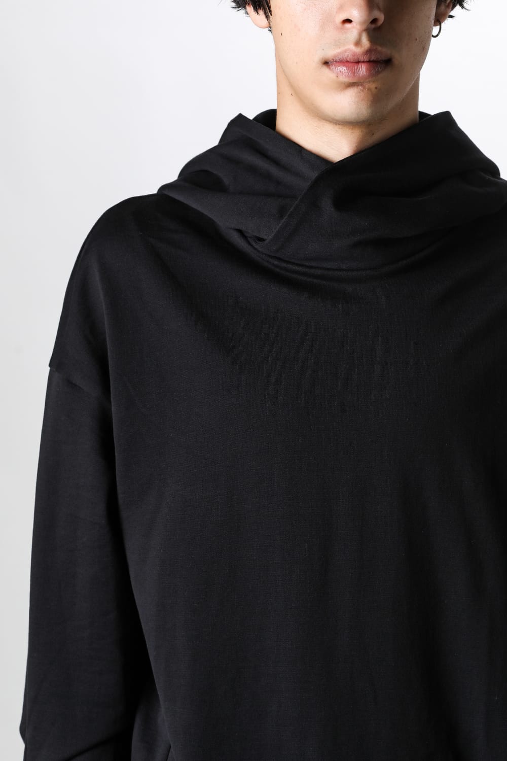 クロマニヨン CROMAGNON Hooded Cut Sew （BLACK） BLACK